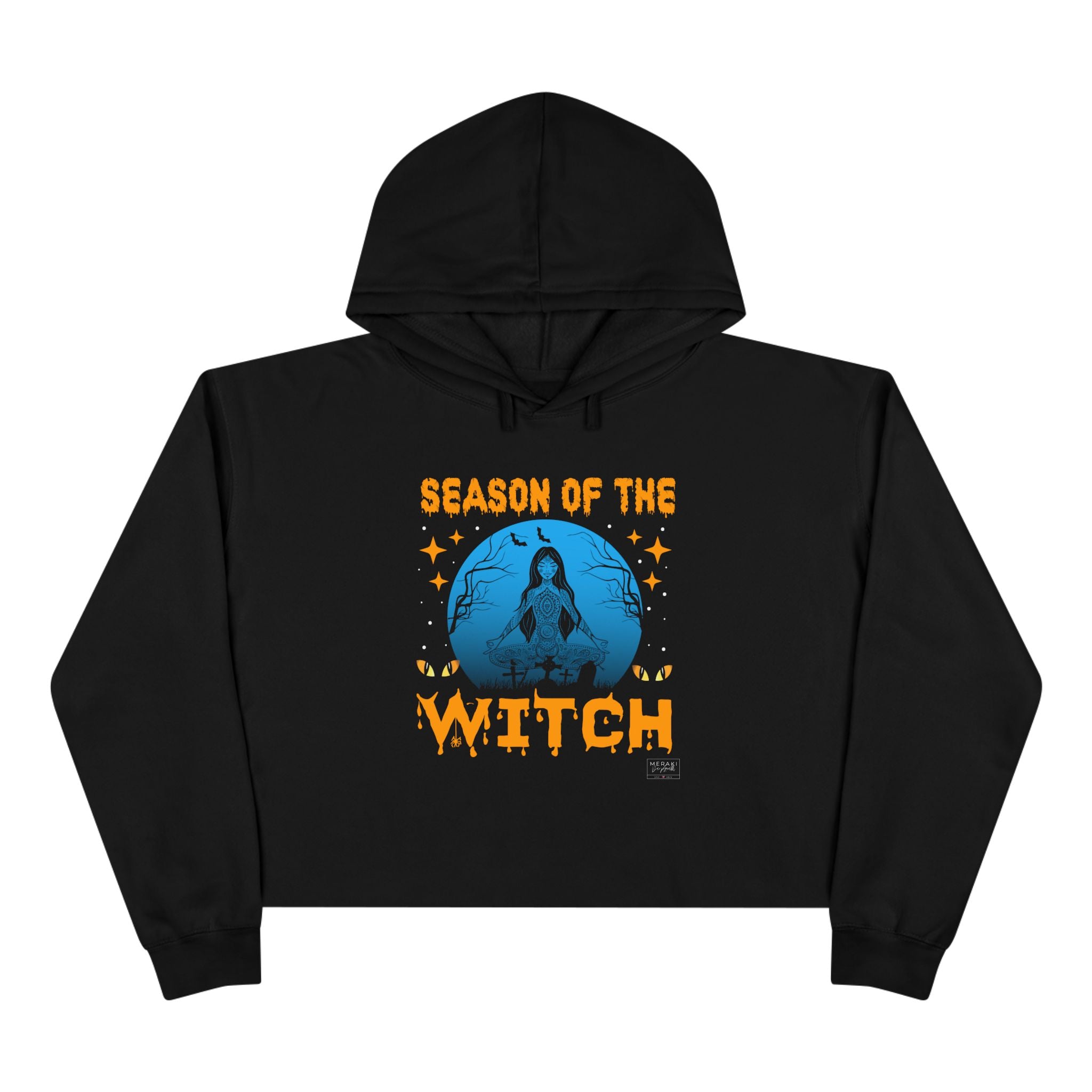 Sudadera corta con capucha de la temporada de las brujas