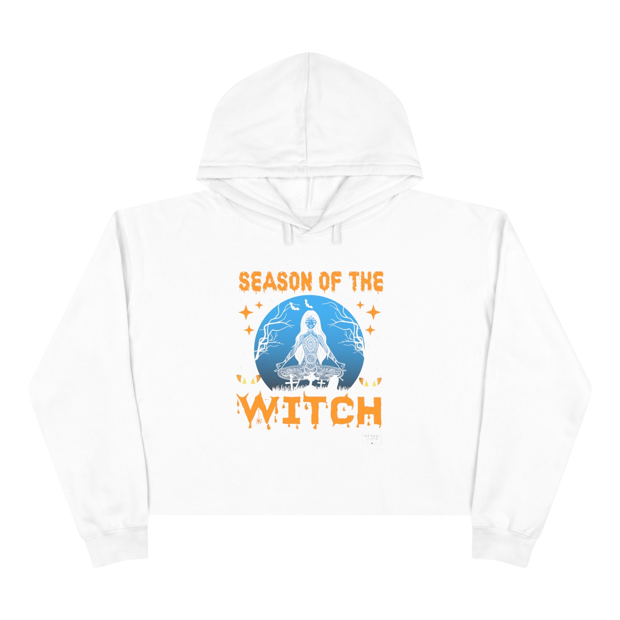 Sudadera corta con capucha de la temporada de las brujas
