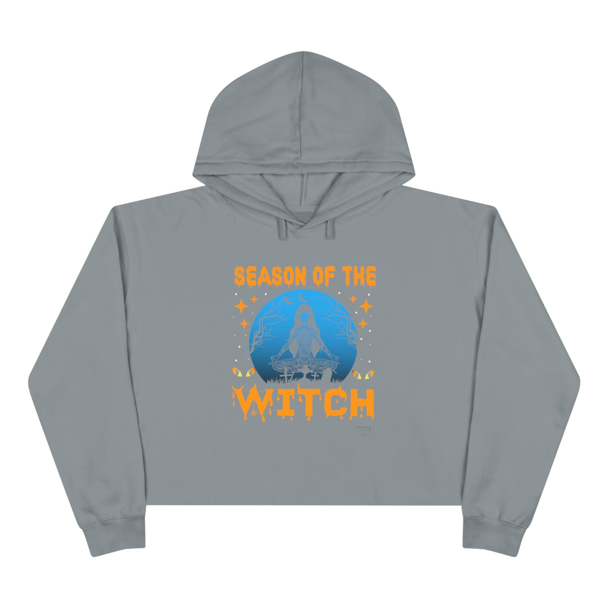 Sudadera corta con capucha de la temporada de las brujas