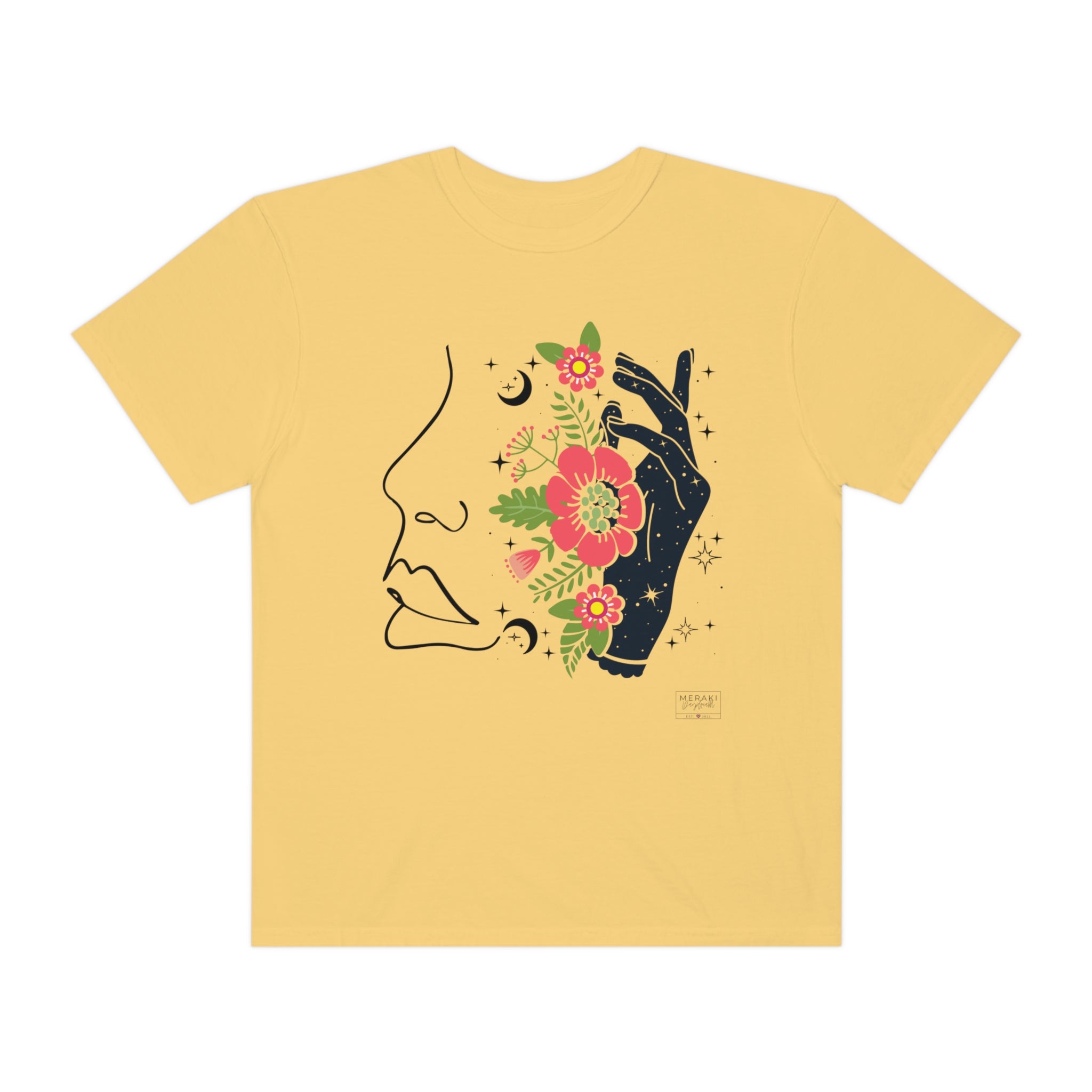 Unisex Abstract Floral Muse T-Shirt