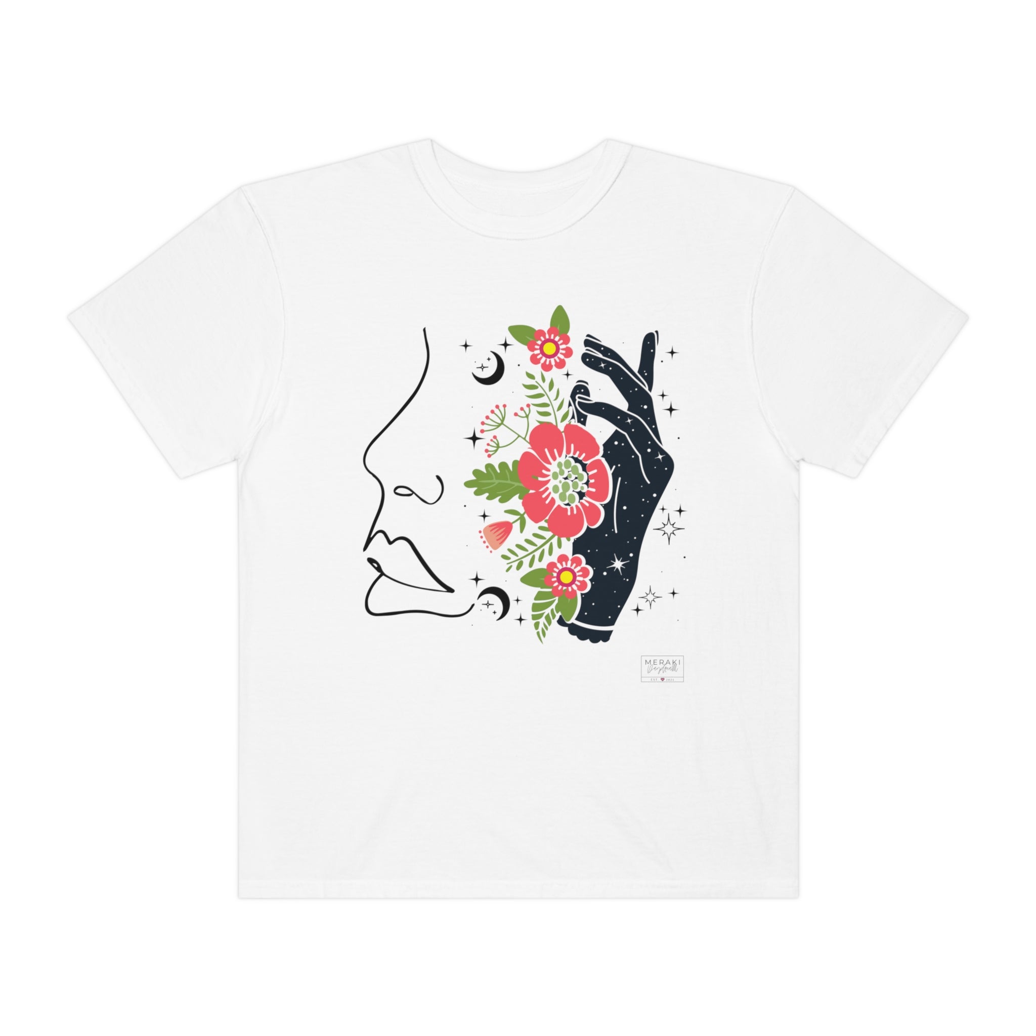 Unisex Abstract Floral Muse T-Shirt