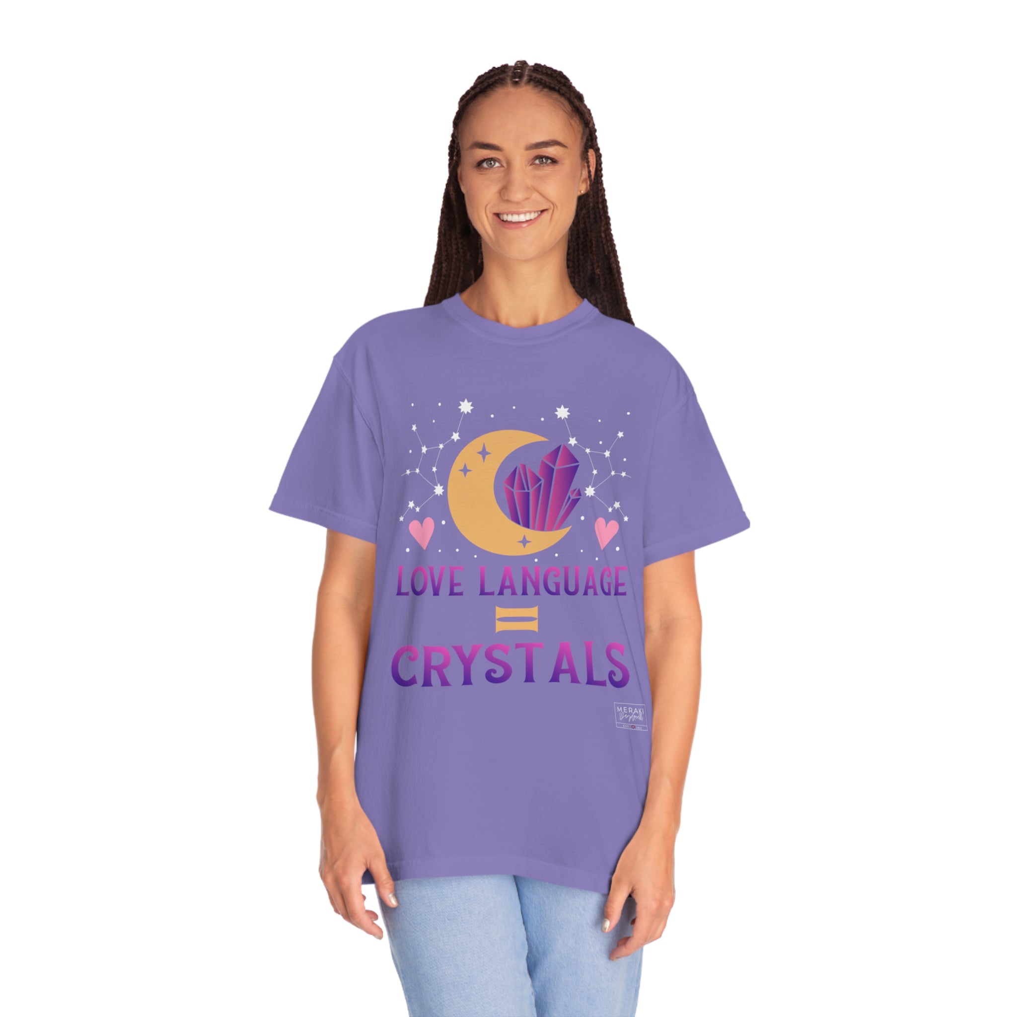 Unisex Love Language Crystals T-Shirt