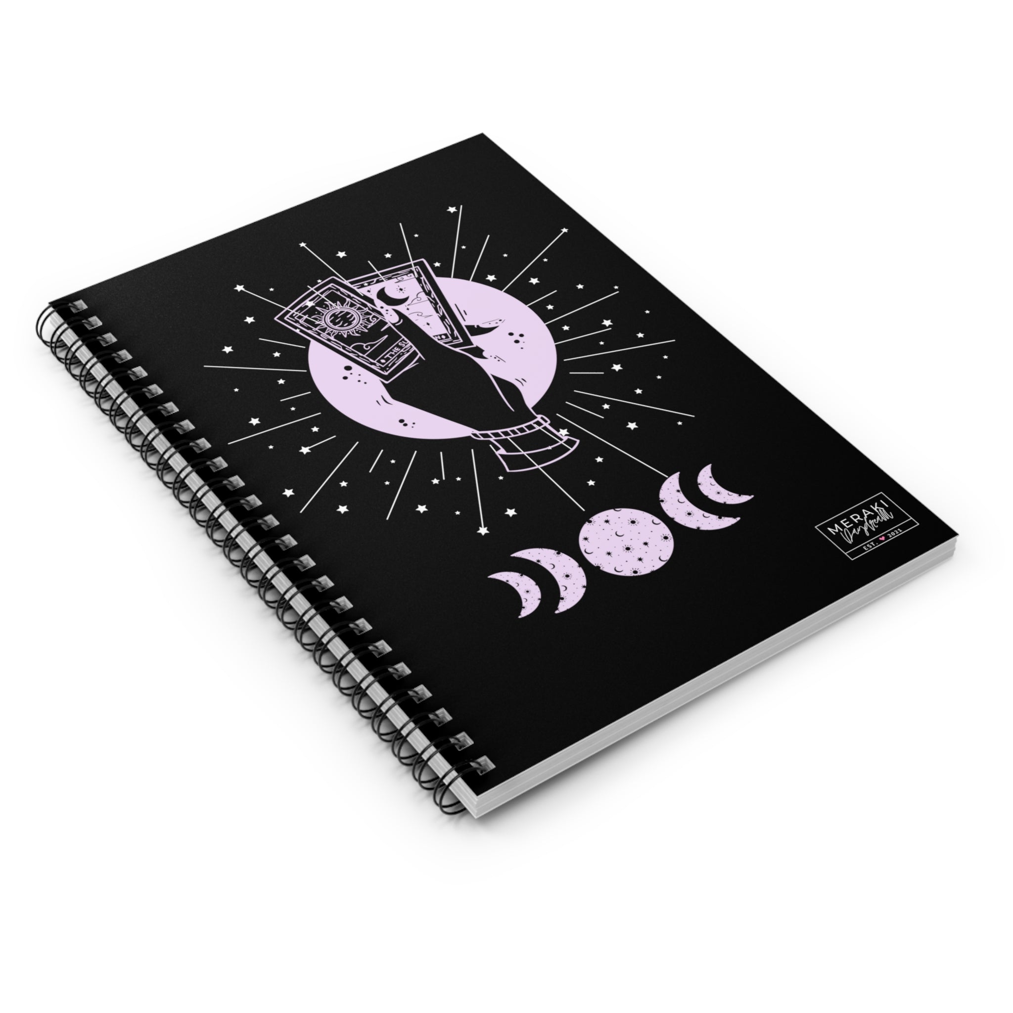 Tarot Moon Lined Journal