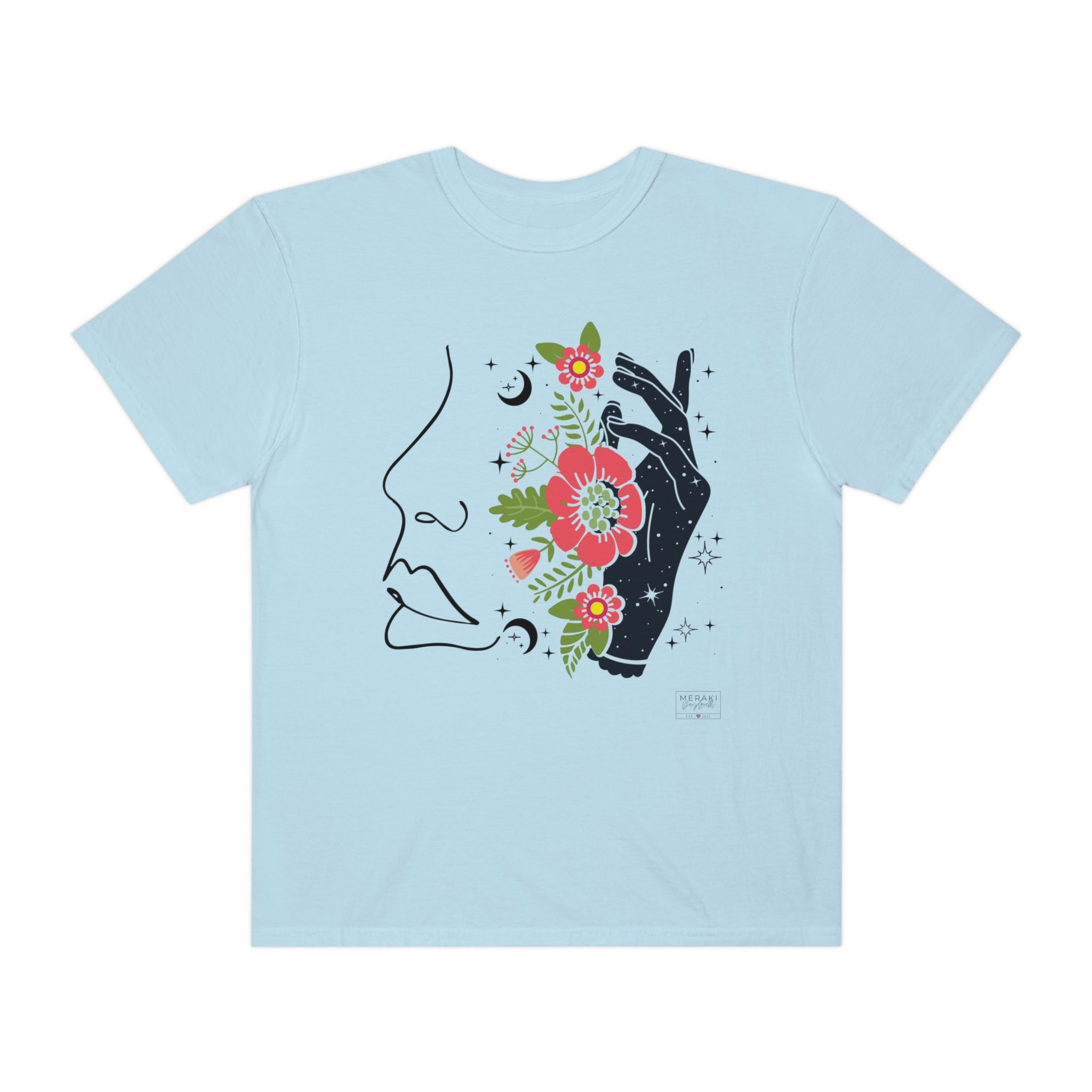 Unisex Abstract Floral Muse T-Shirt