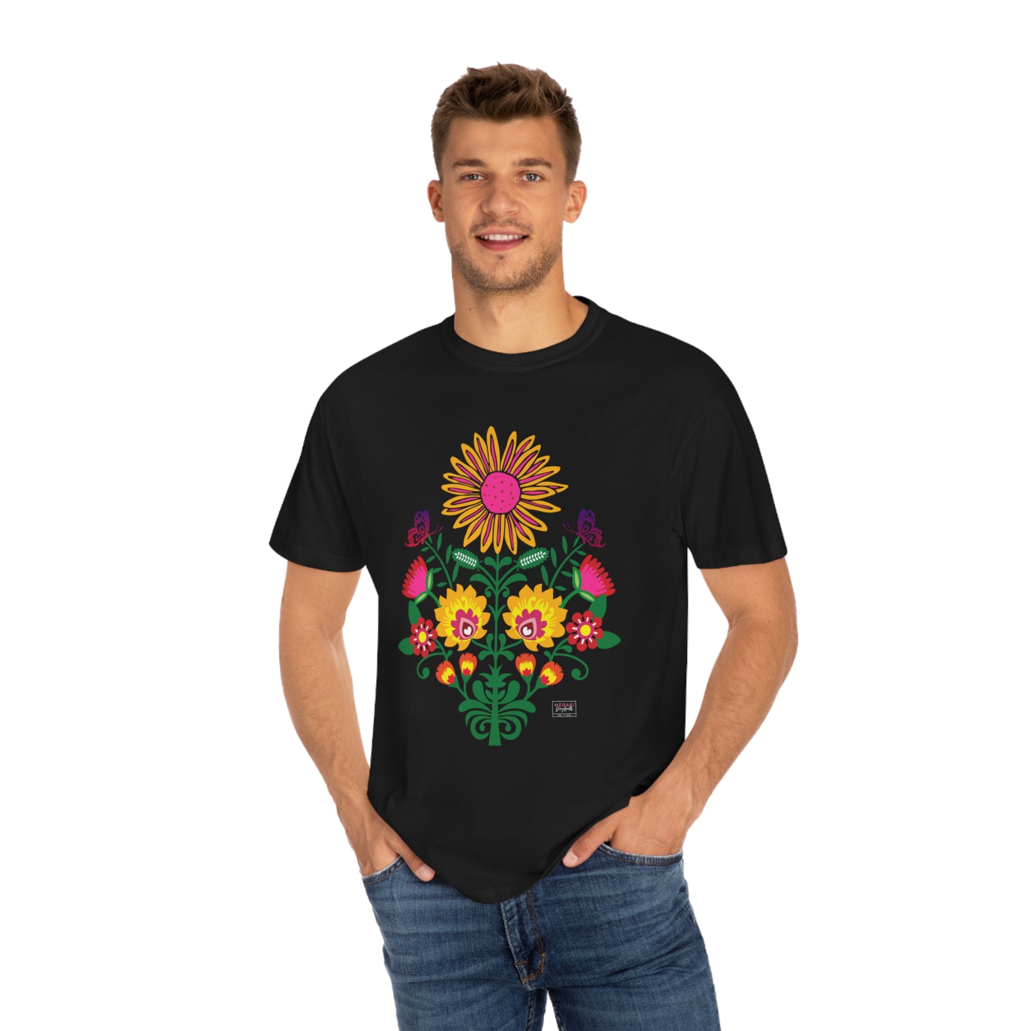 Unisex Psychedelic Flowers T-Shirt