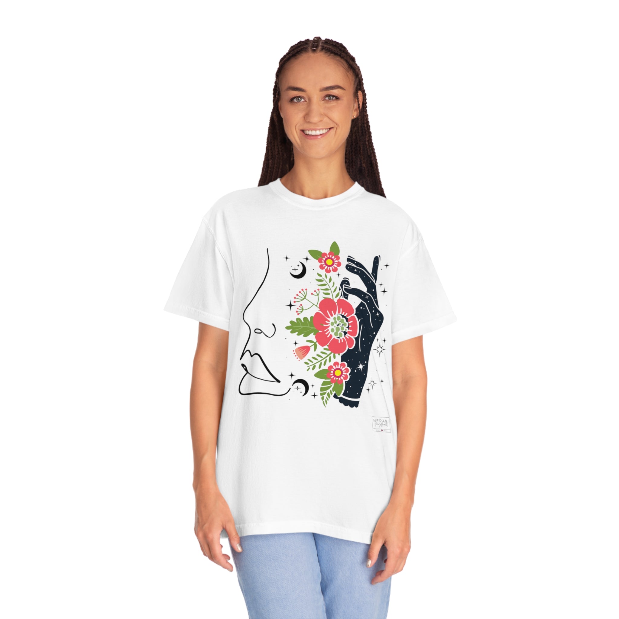 Unisex Abstract Floral Muse T-Shirt