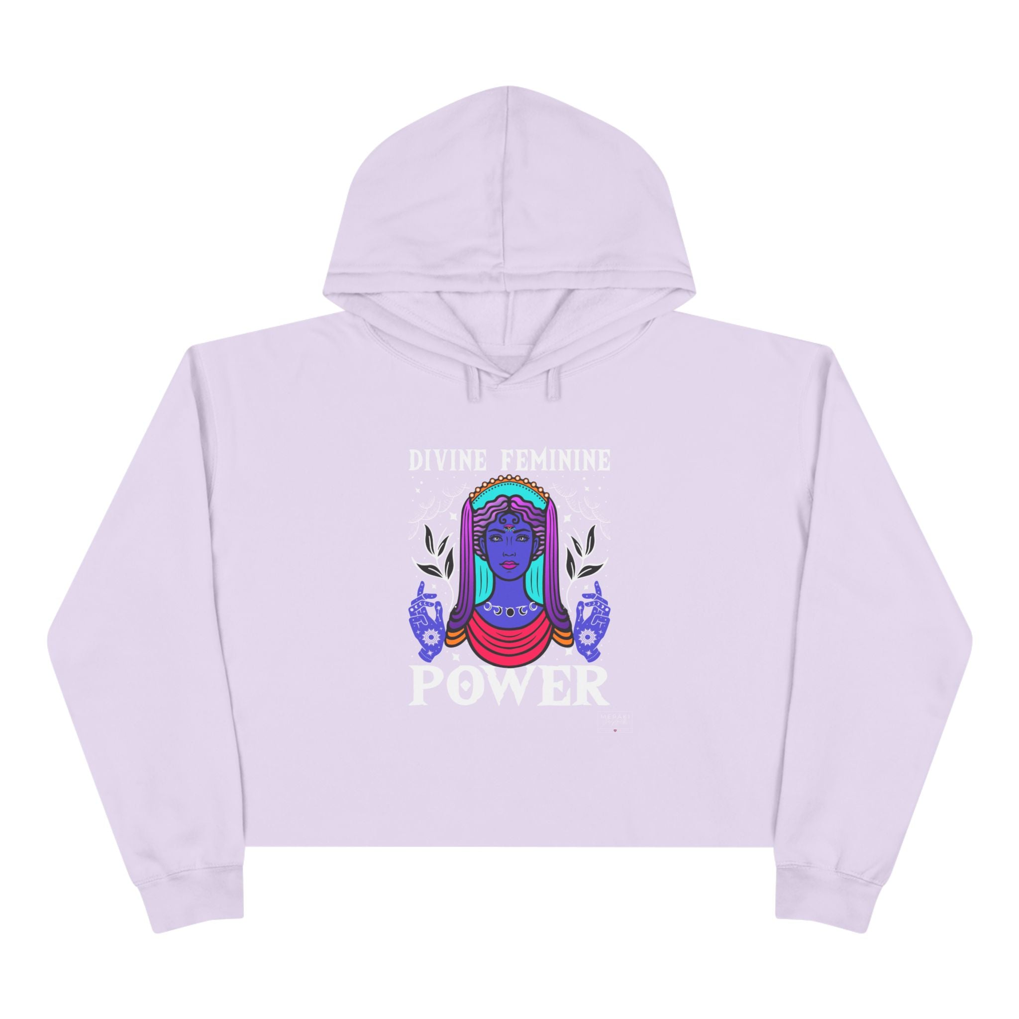 Divine Feminine Power Cropped Hoodie