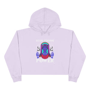 Divine Feminine Power Cropped Hoodie