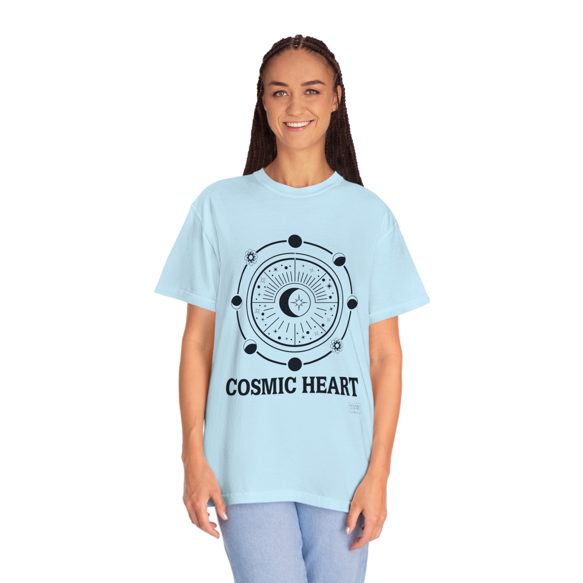 Unisex Cosmic Heart Graphic T-Shirt