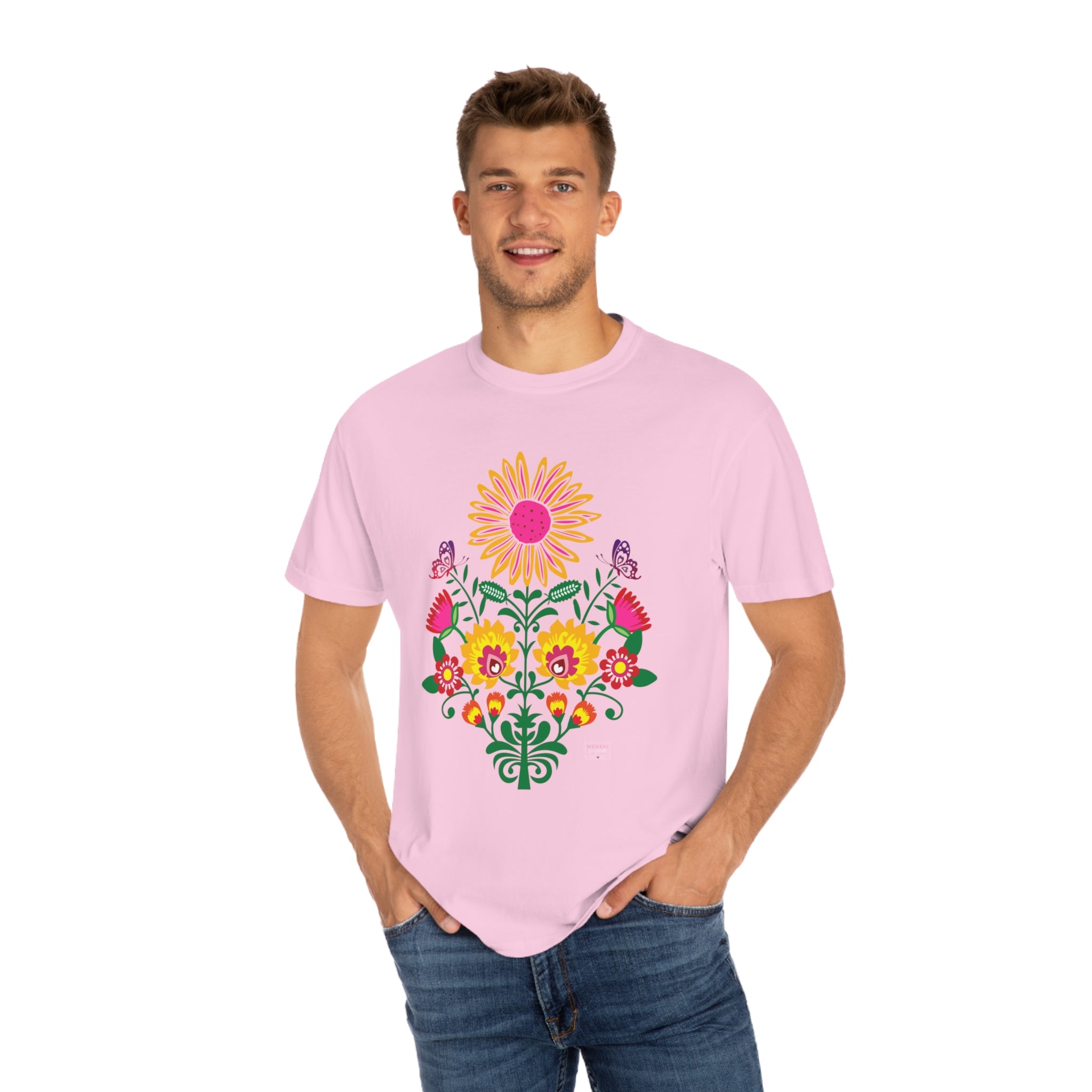 Unisex Psychedelic Flowers T-Shirt