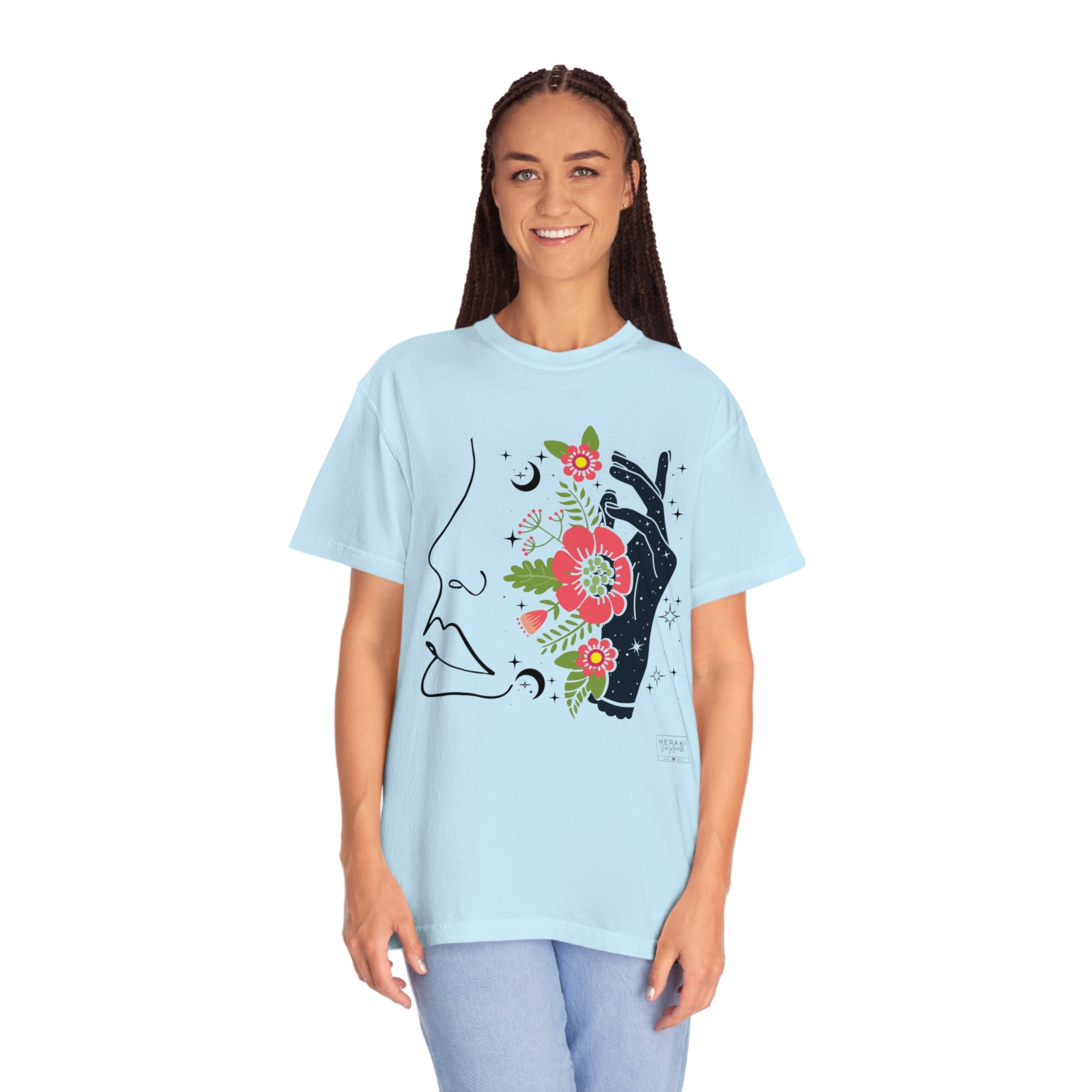 Unisex Abstract Floral Muse T-Shirt