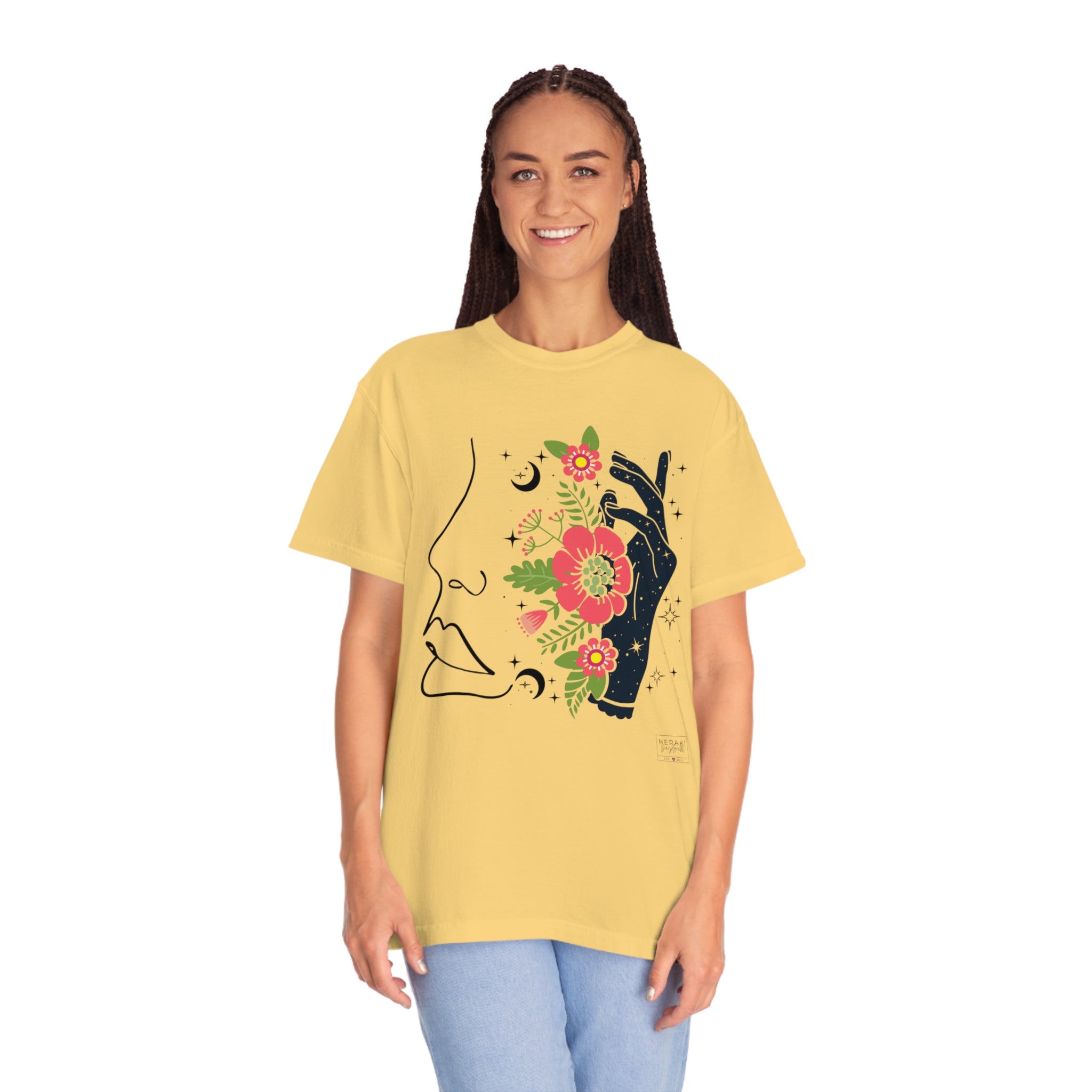 Unisex Abstract Floral Muse T-Shirt