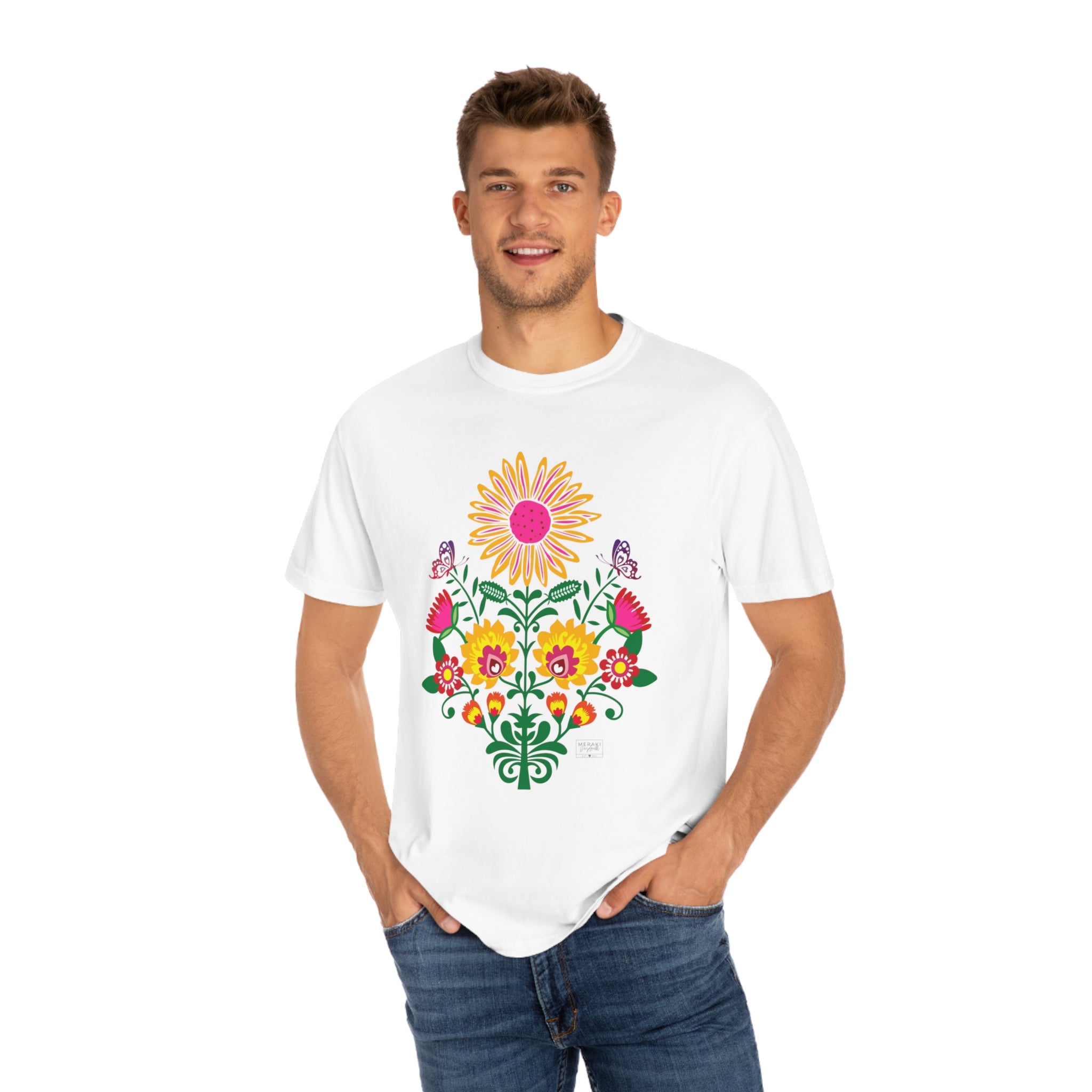 Unisex Psychedelic Flowers T-Shirt