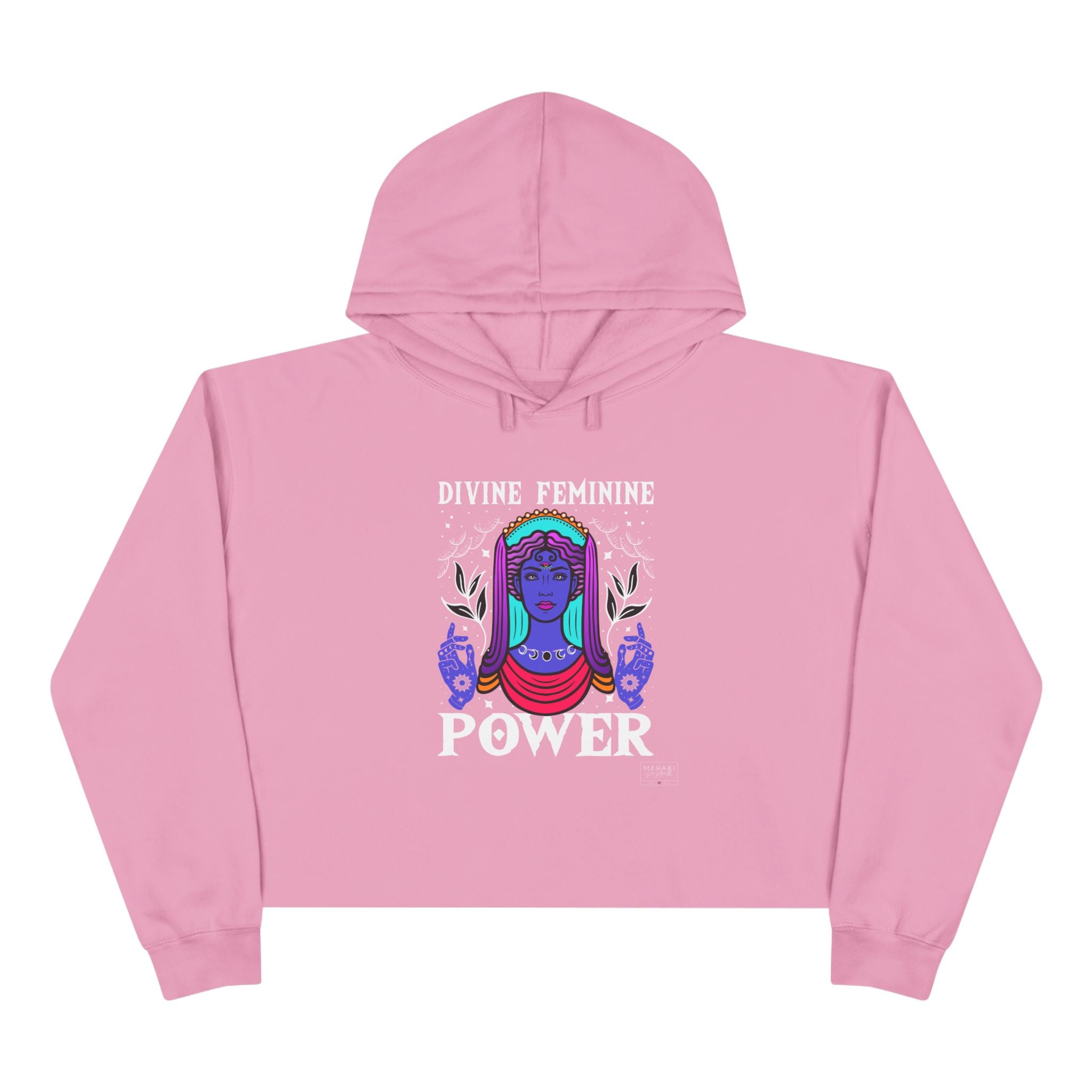 Divine Feminine Power Cropped Hoodie