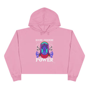 Divine Feminine Power Cropped Hoodie