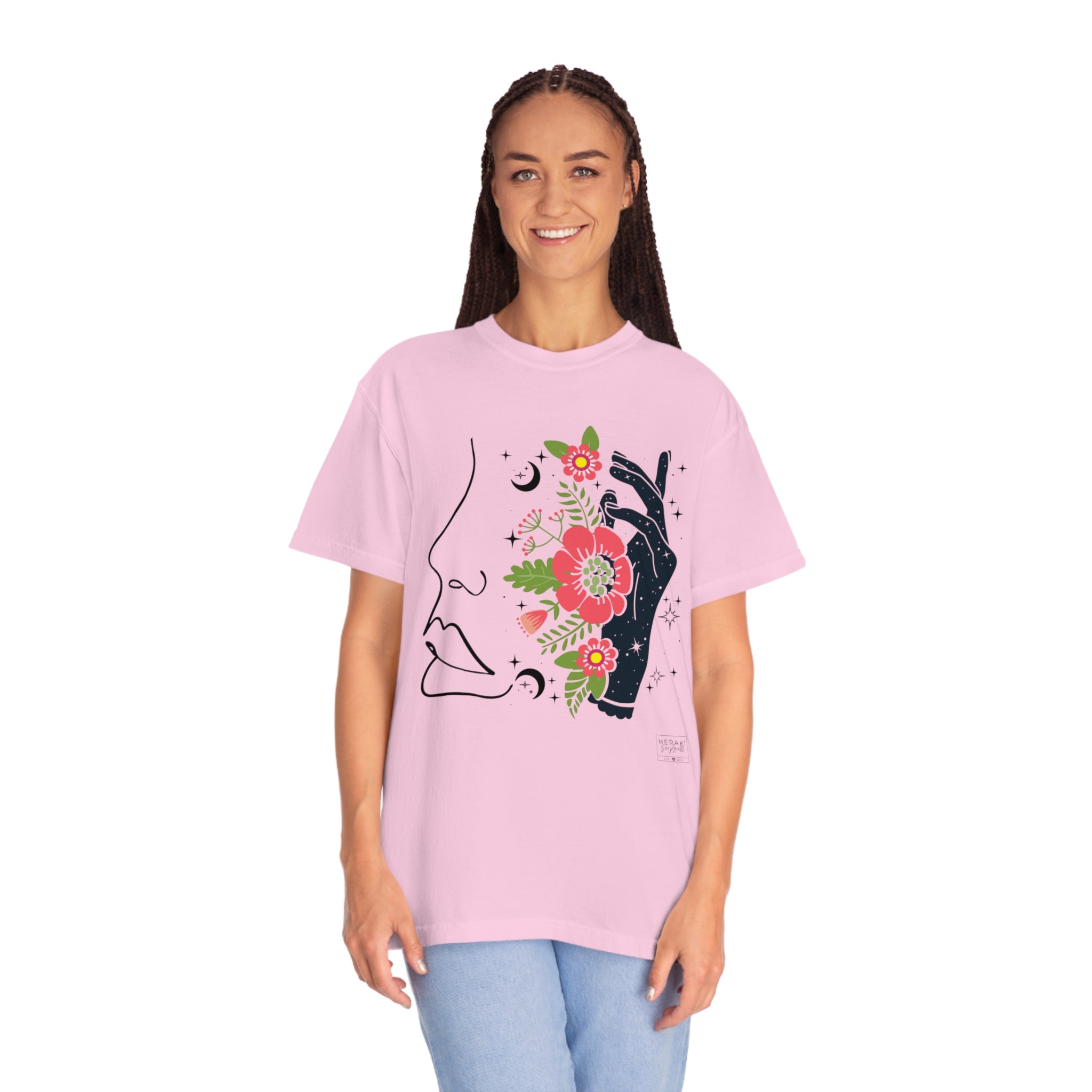 Unisex Abstract Floral Muse T-Shirt