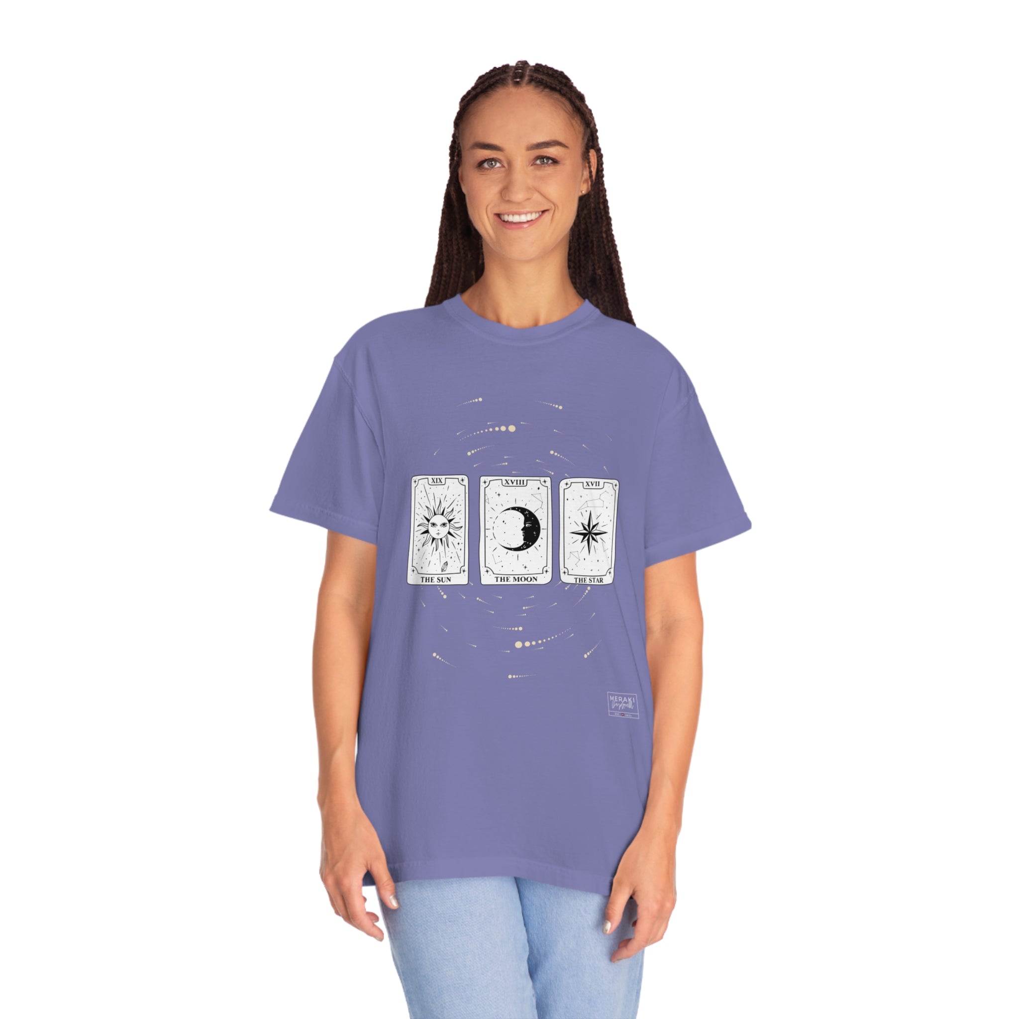 Unisex Cosmic Trio Tarot T-Shirt