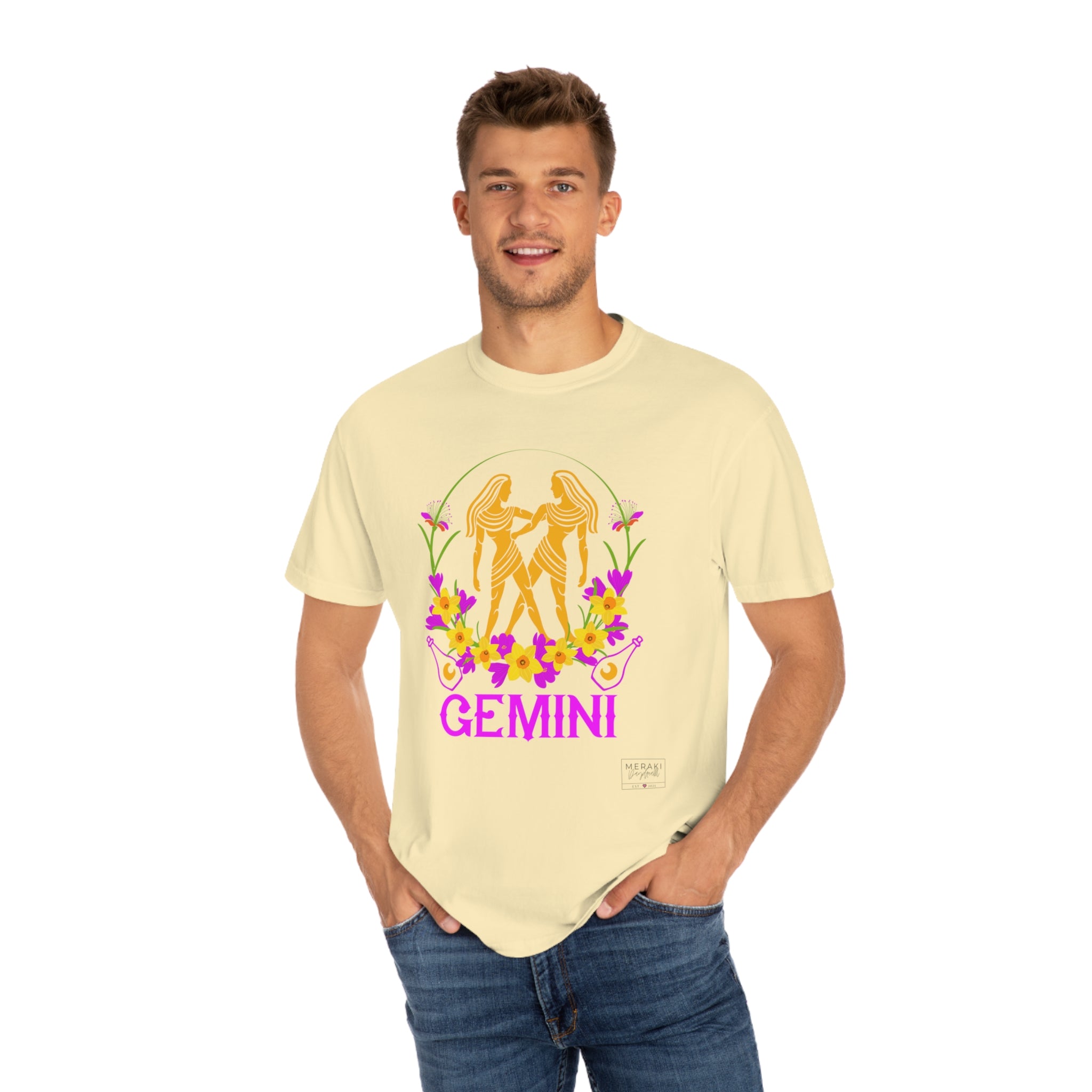 Unisex Gemini Zodiac Sign T-Shirt