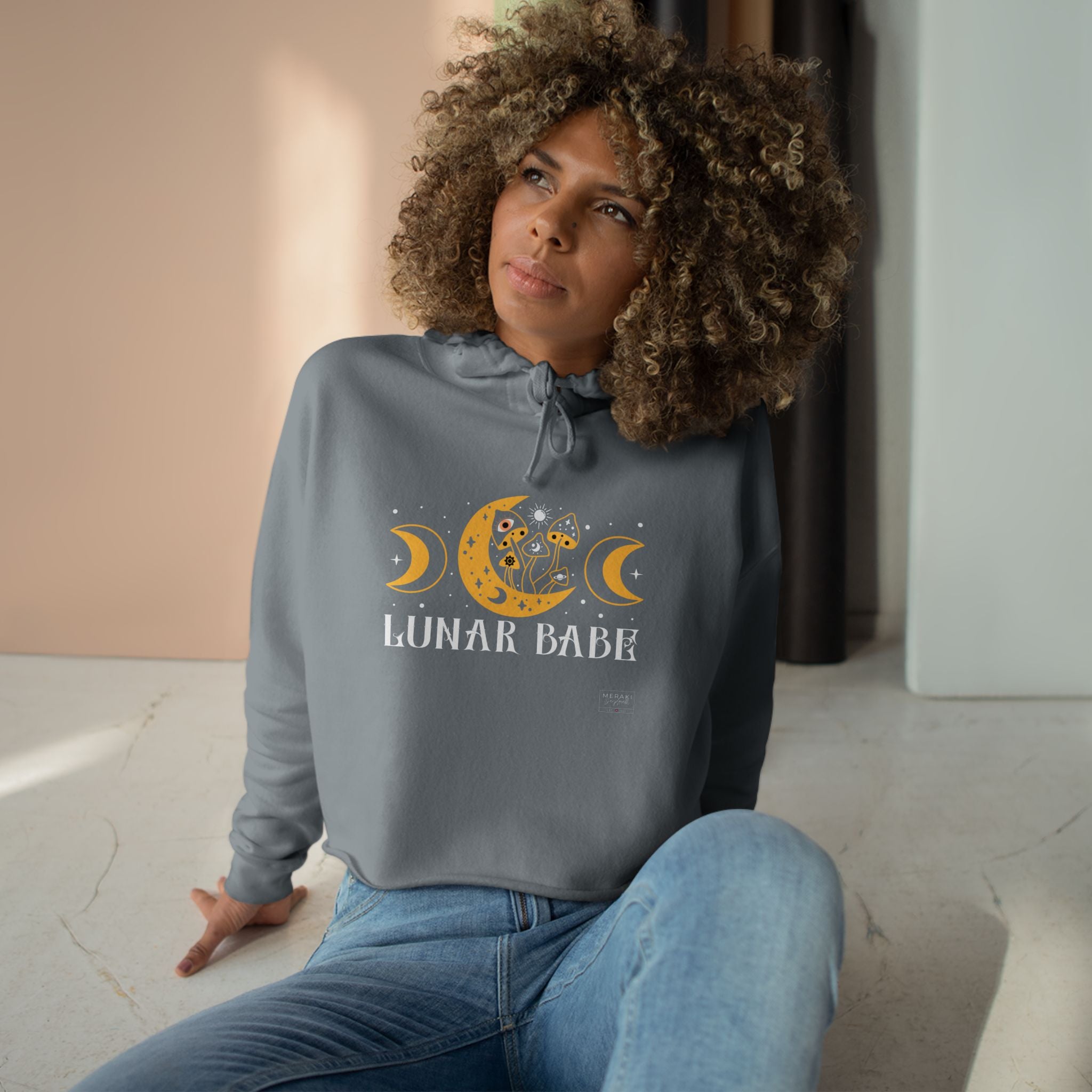 Lunar Babe Cropped Hoodie