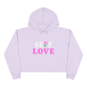 Sudadera corta con capucha Self Love