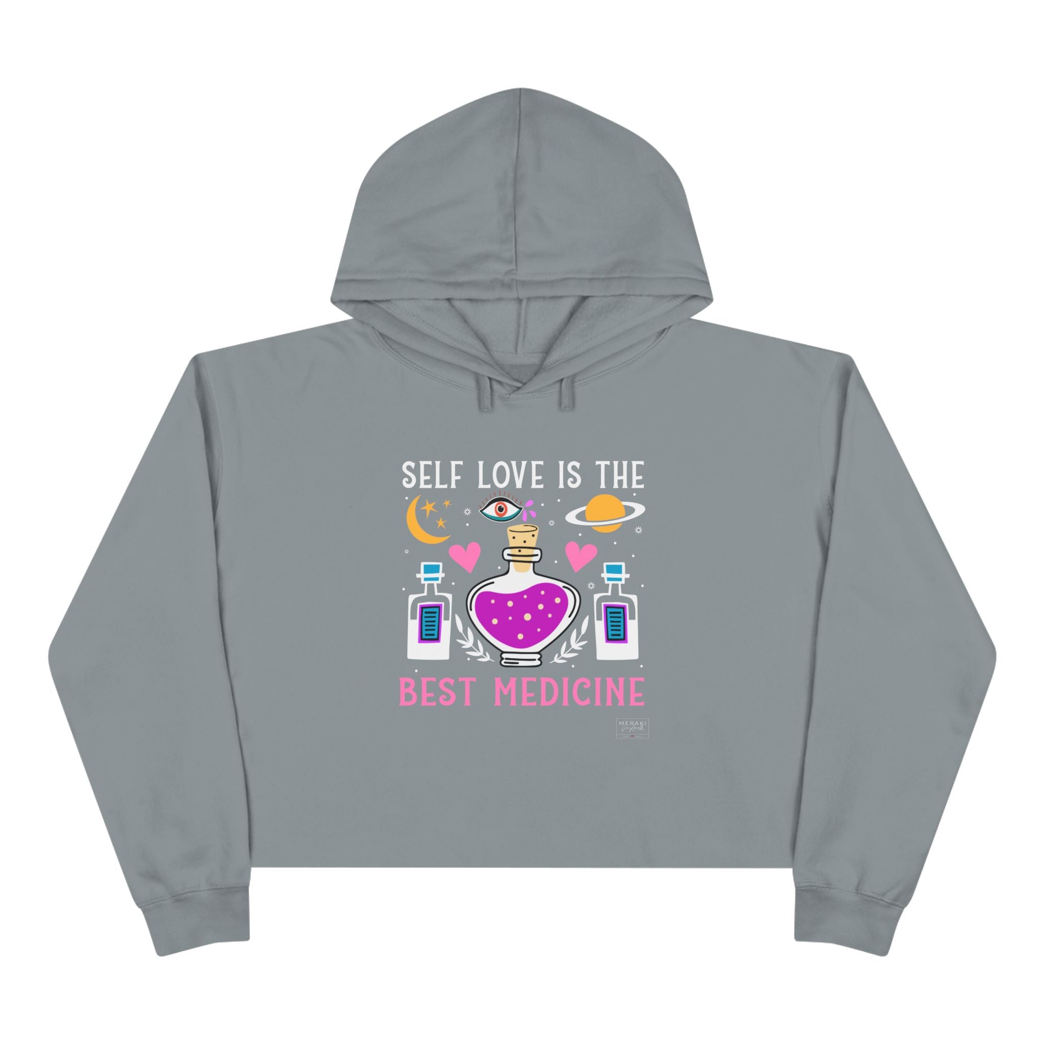 Sudadera corta con capucha Self Love Medicine