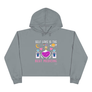 Sudadera corta con capucha Self Love Medicine