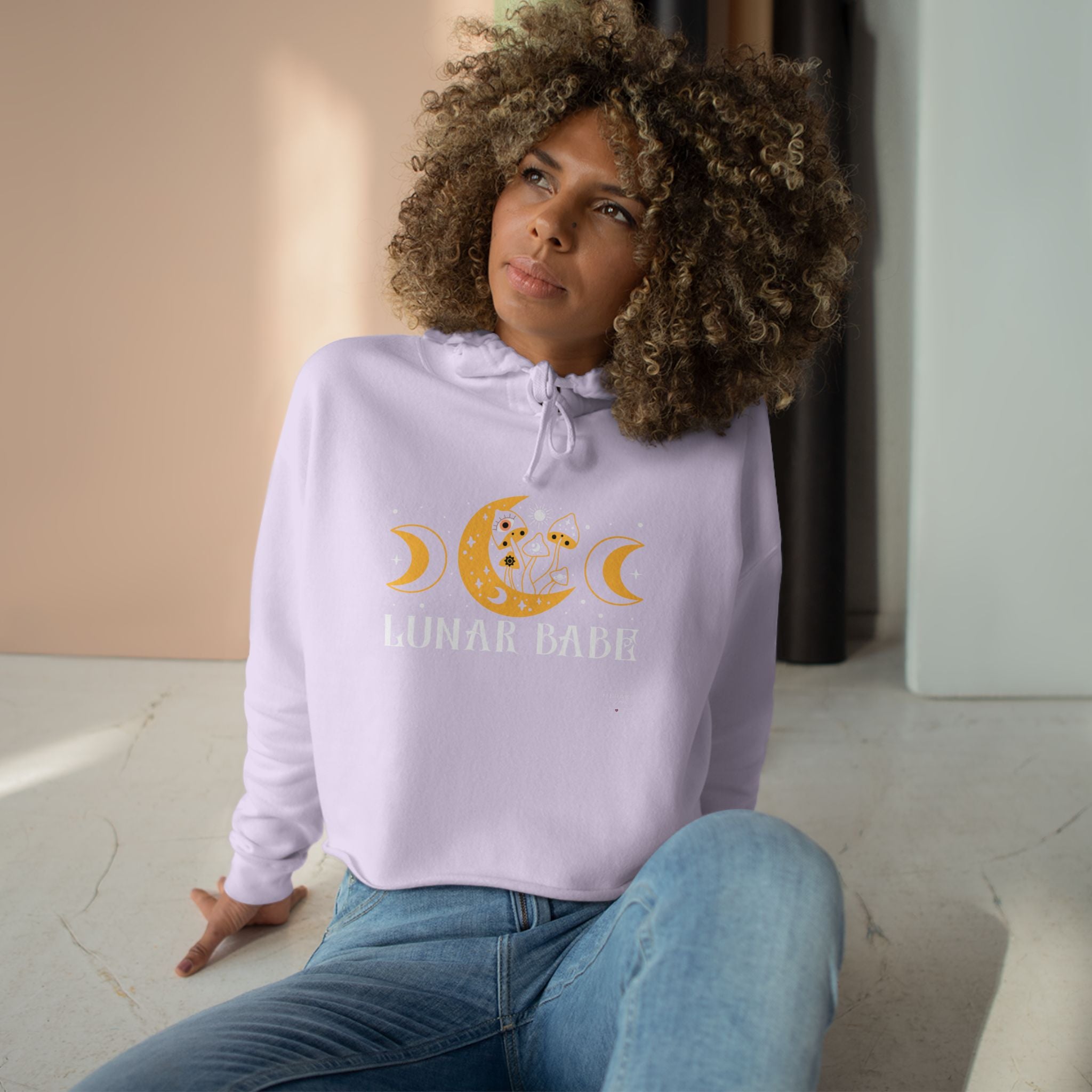 Lunar Babe Cropped Hoodie