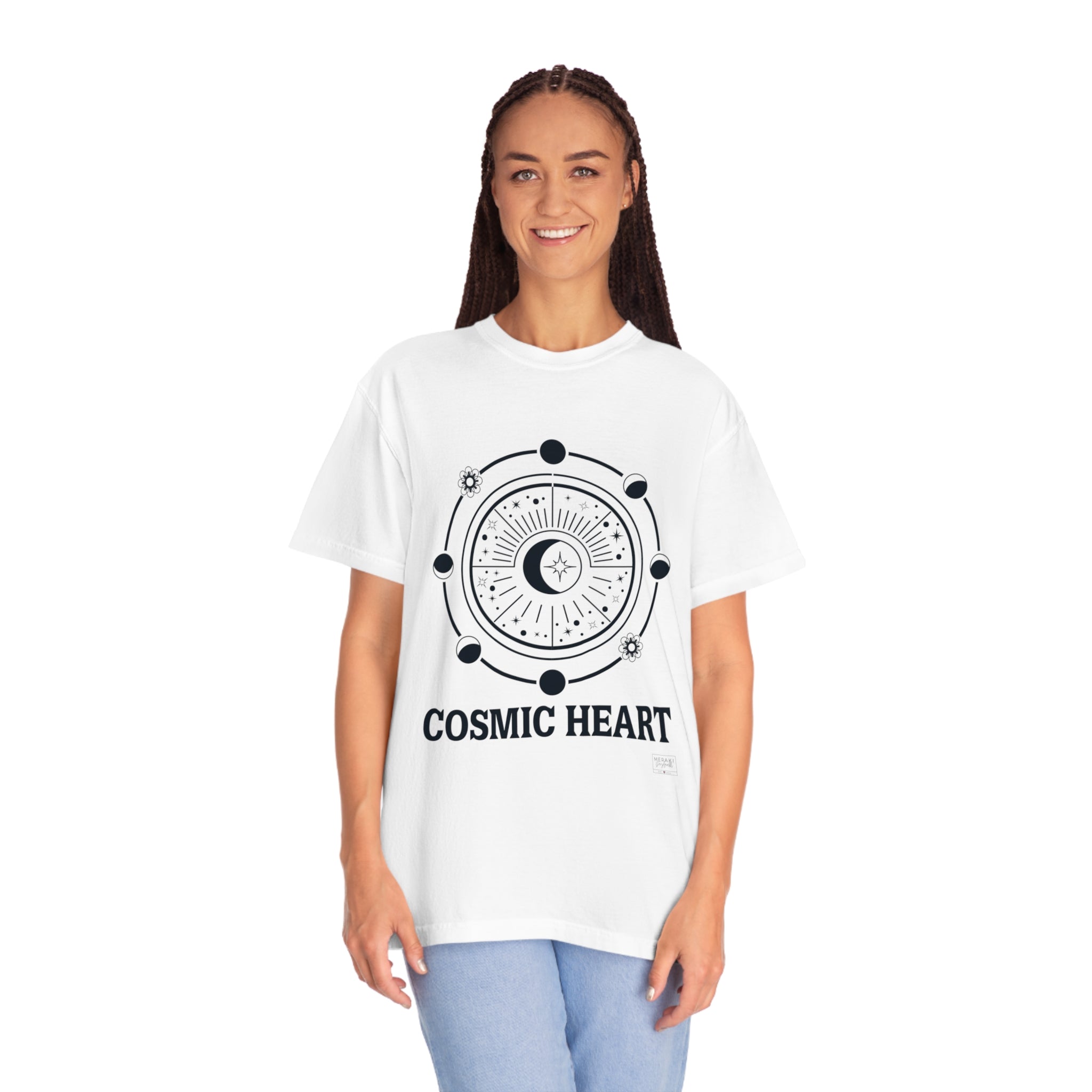 Unisex Cosmic Heart Graphic T-Shirt