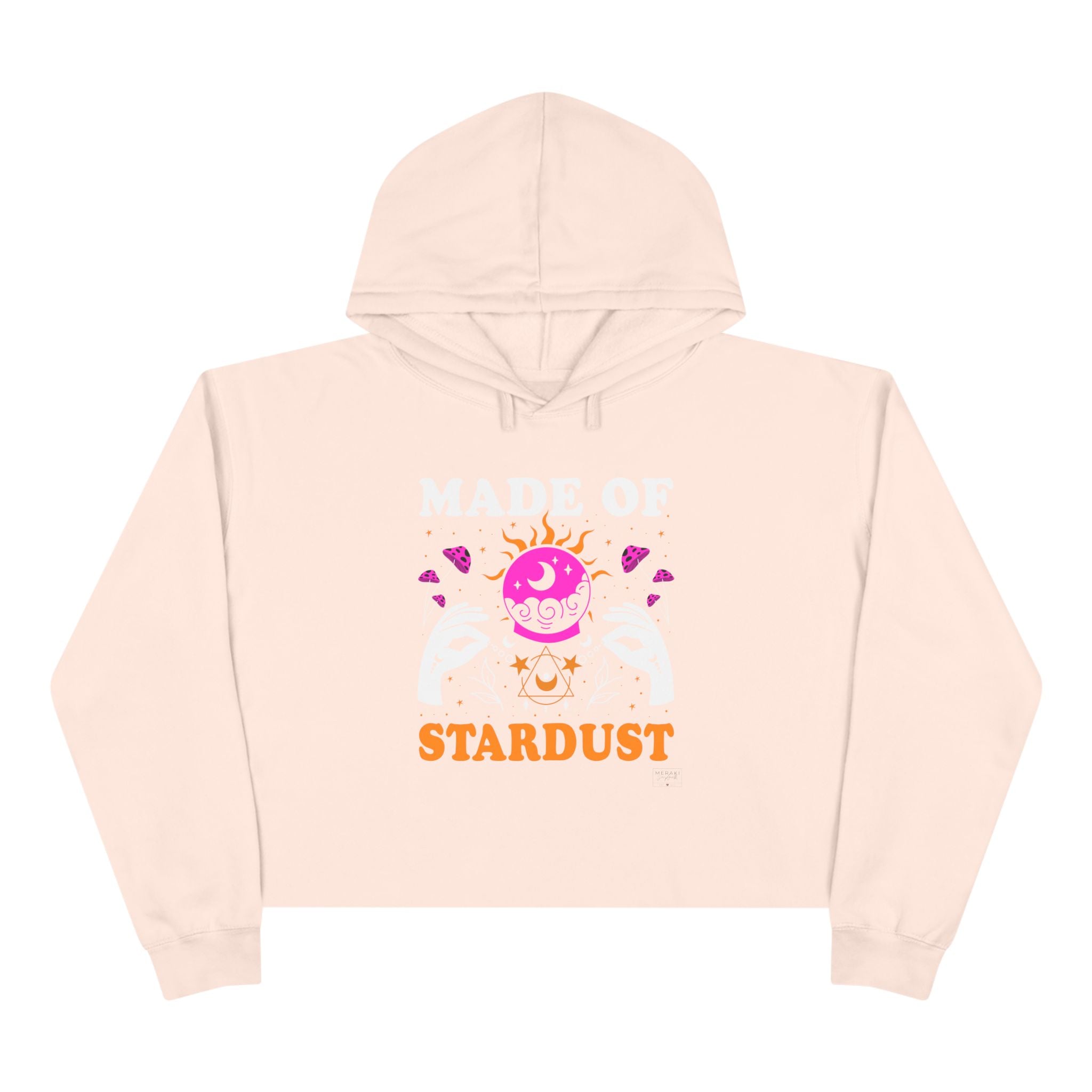 Sudadera corta con capucha hecha de Stardust