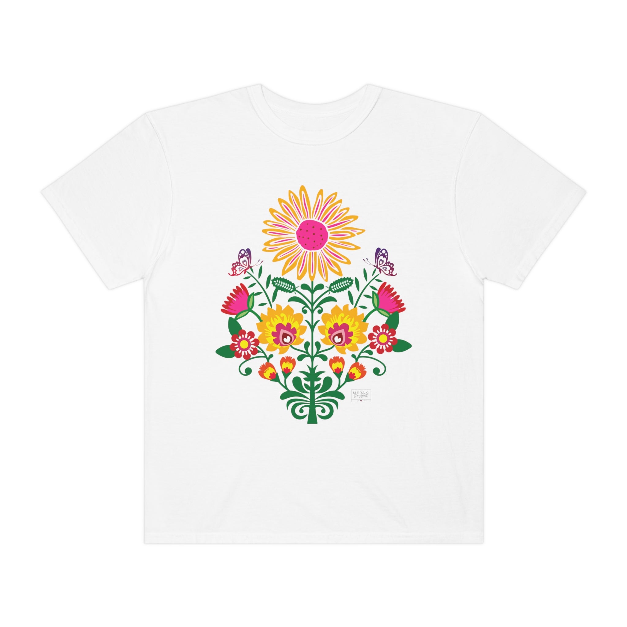 Unisex Psychedelic Flowers T-Shirt