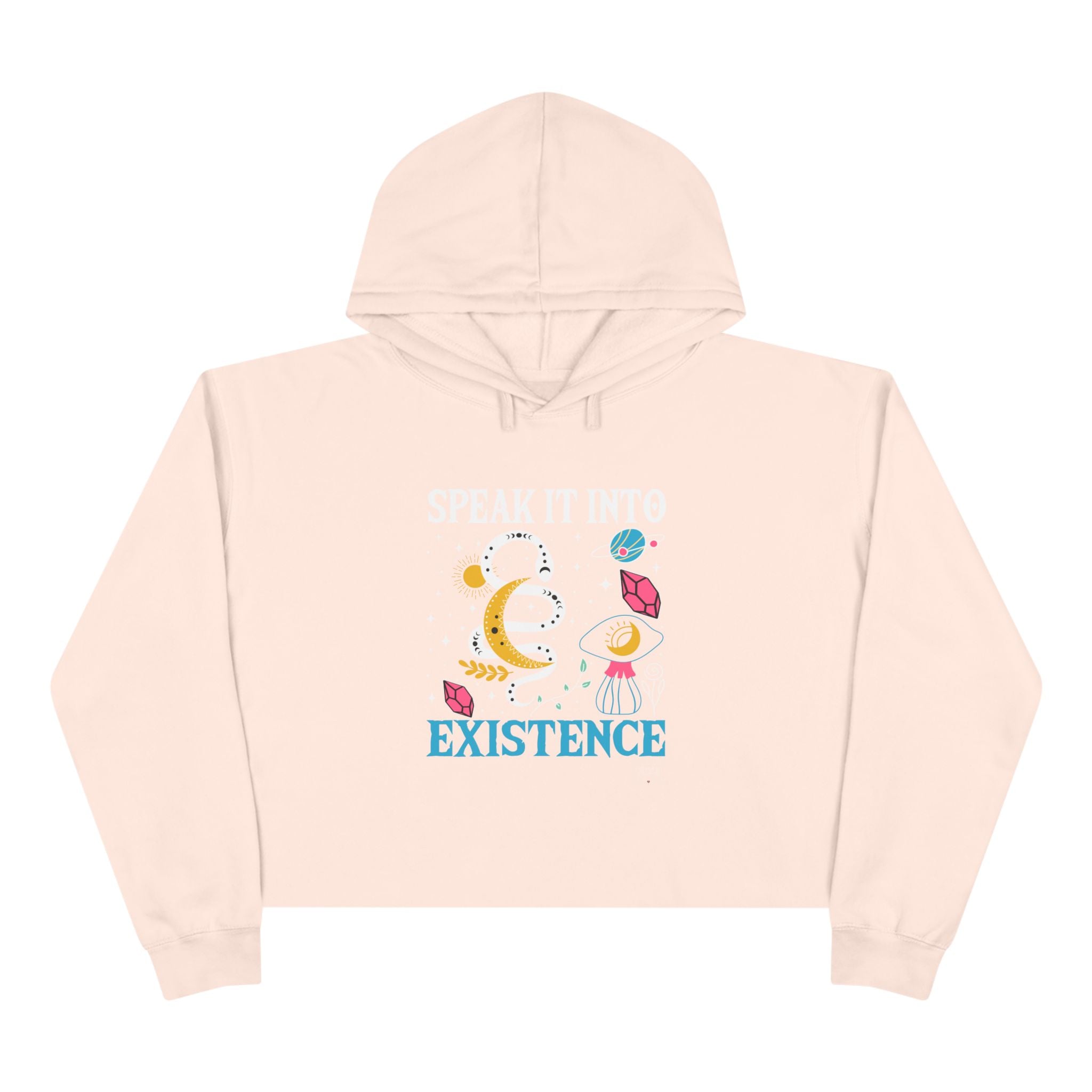 Speak It Into Existence Cropped Hoodie