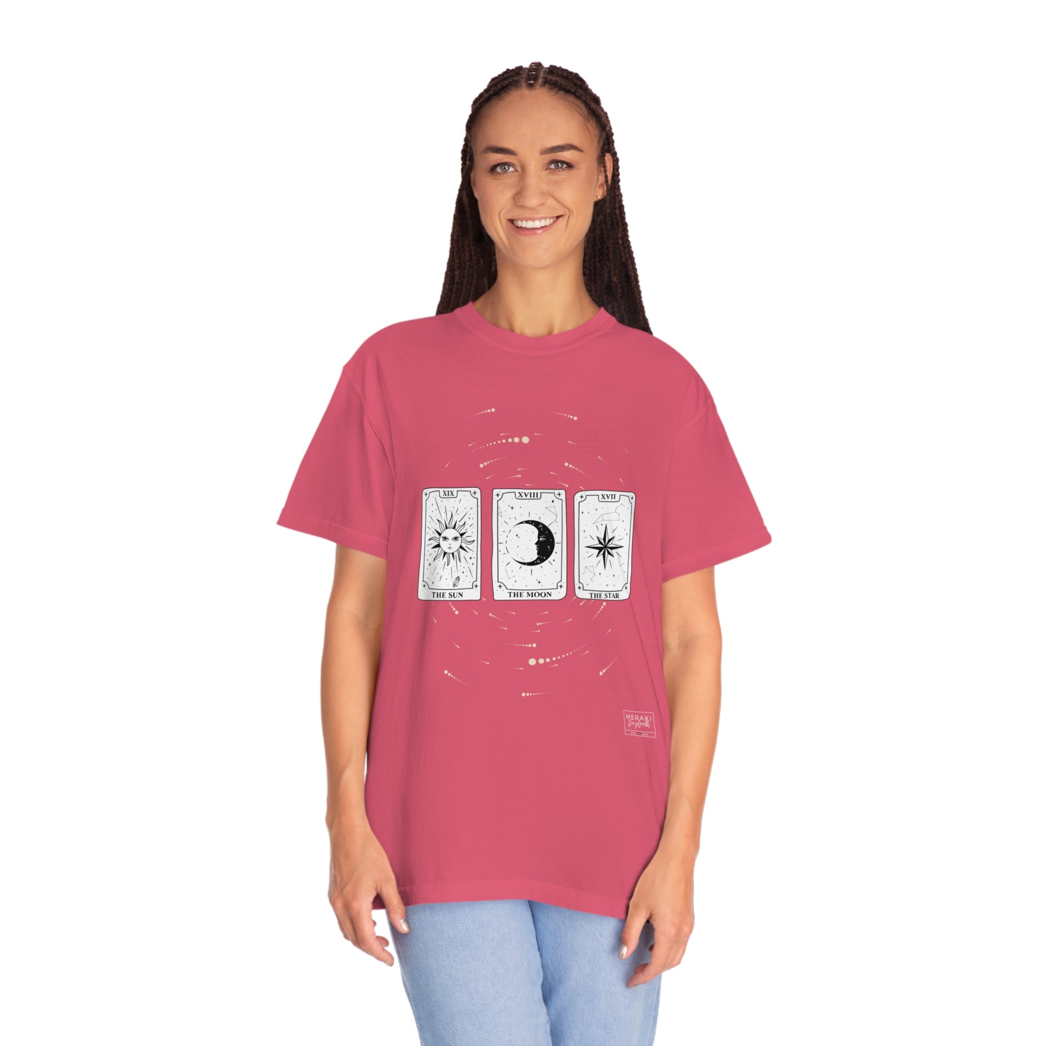 Unisex Cosmic Trio Tarot T-Shirt