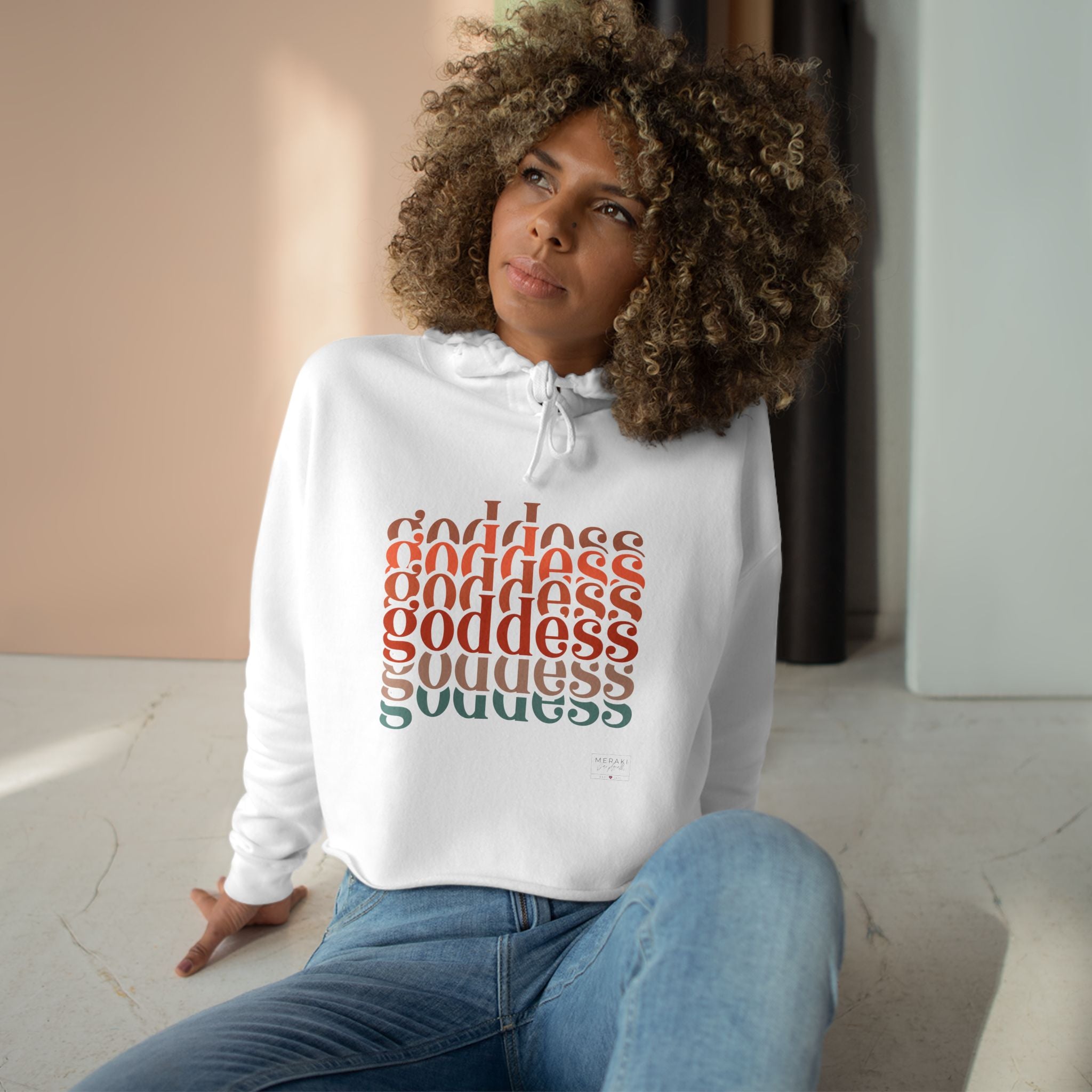 Goddess Crop Hoodie
