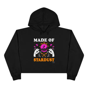 Sudadera corta con capucha hecha de Stardust