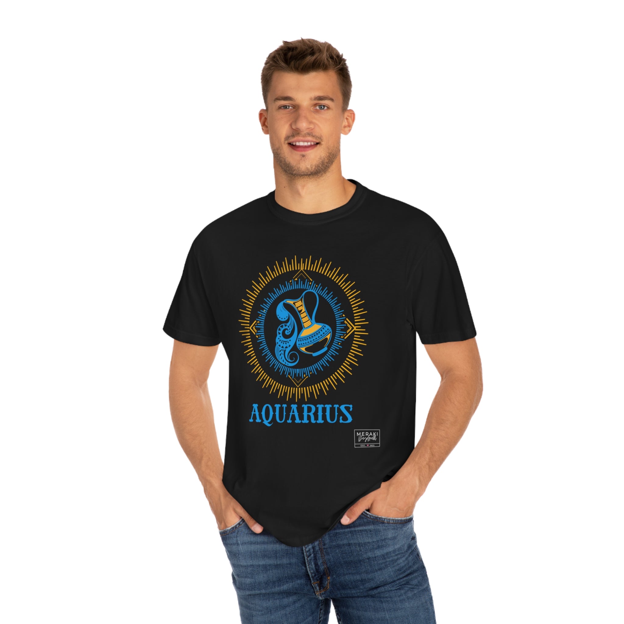 Unisex T-Shirt Sternzeichen Wassermann