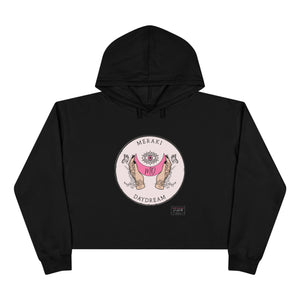 Sudadera corta con capucha y logotipo Meraki Daydream