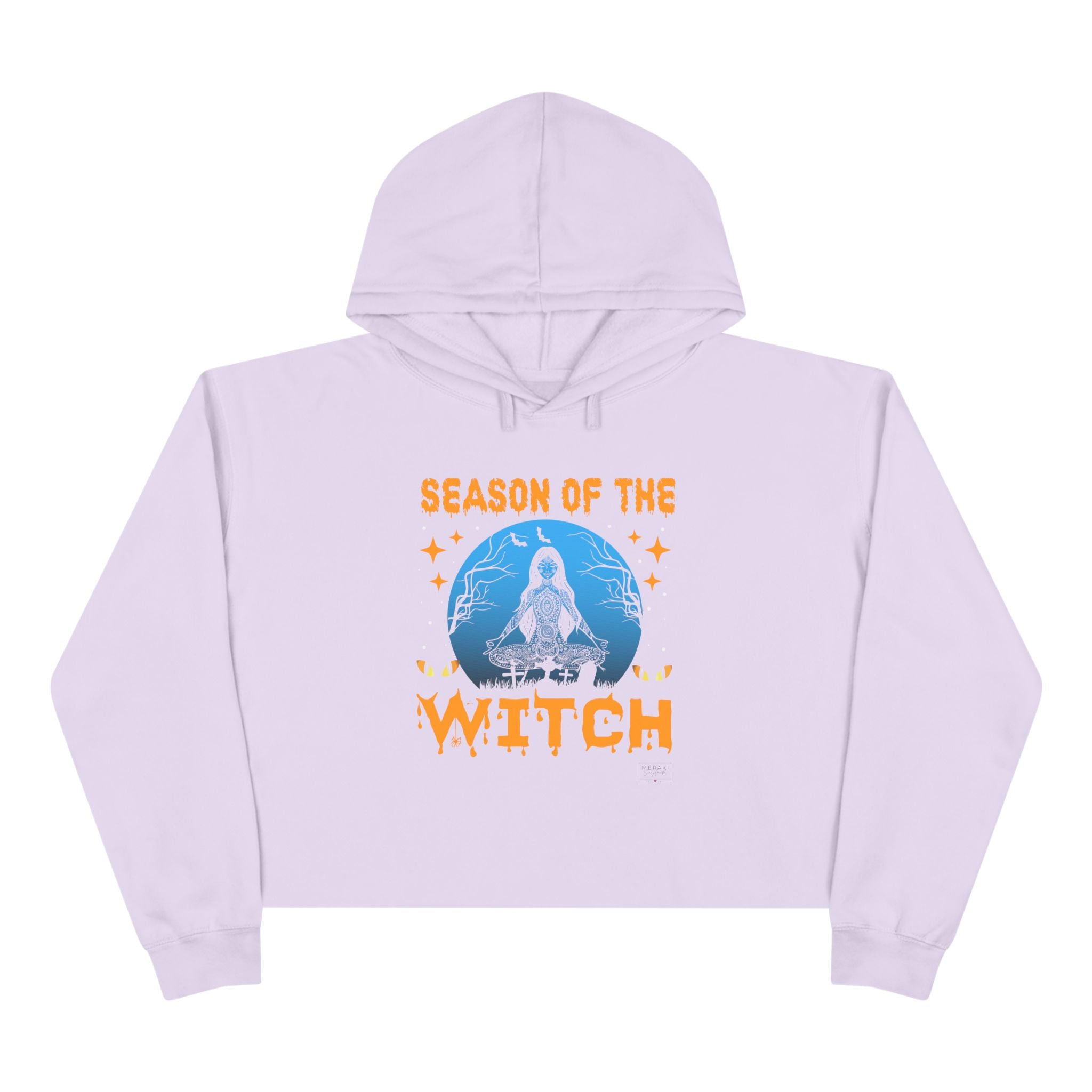 Sudadera corta con capucha de la temporada de las brujas