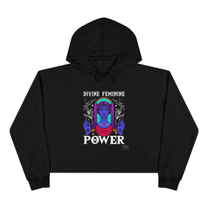 Divine Feminine Power Cropped Hoodie