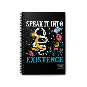 Speak It Into Existence Lined Journal