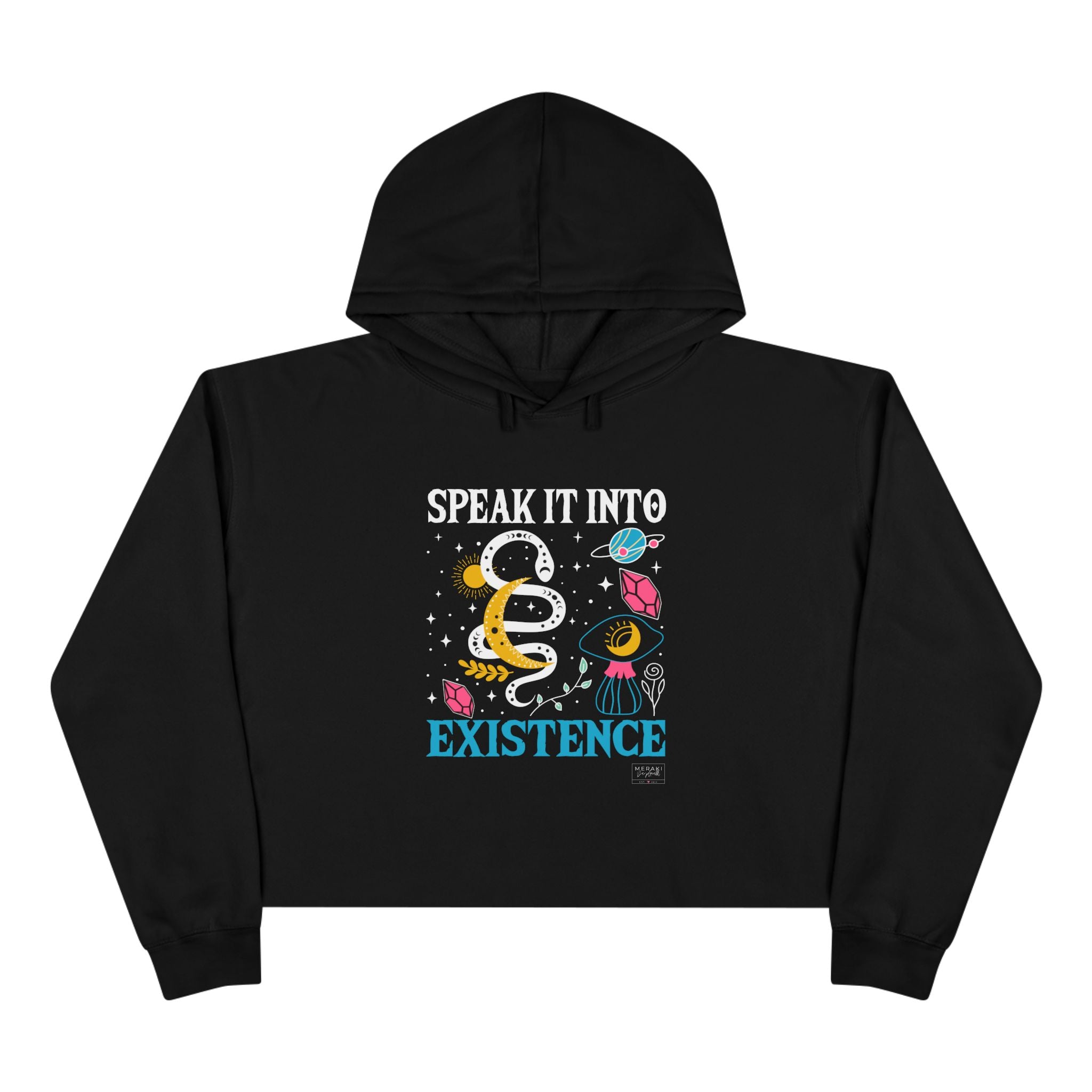 Speak It Into Existence Cropped Hoodie