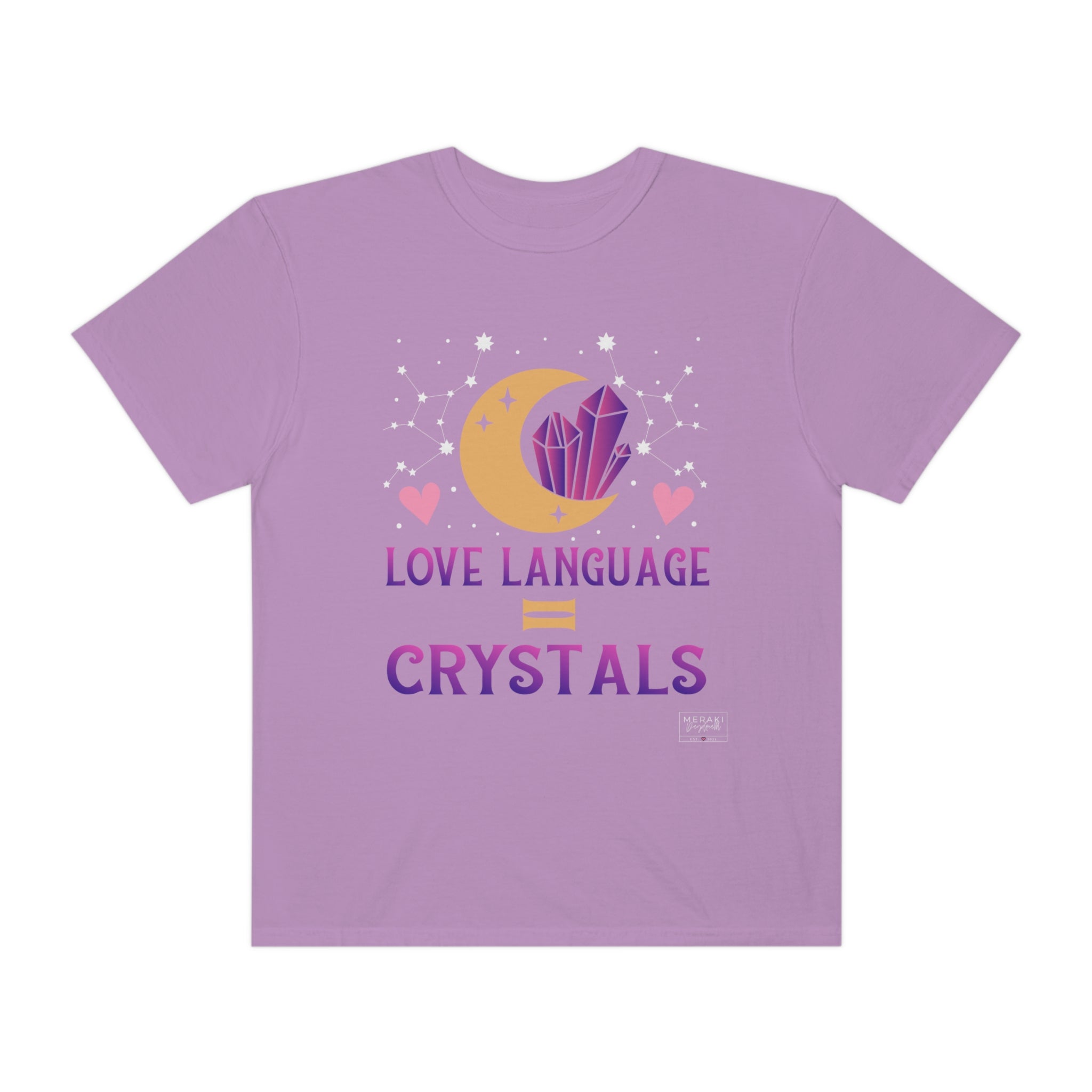 Unisex Love Language Crystals T-Shirt
