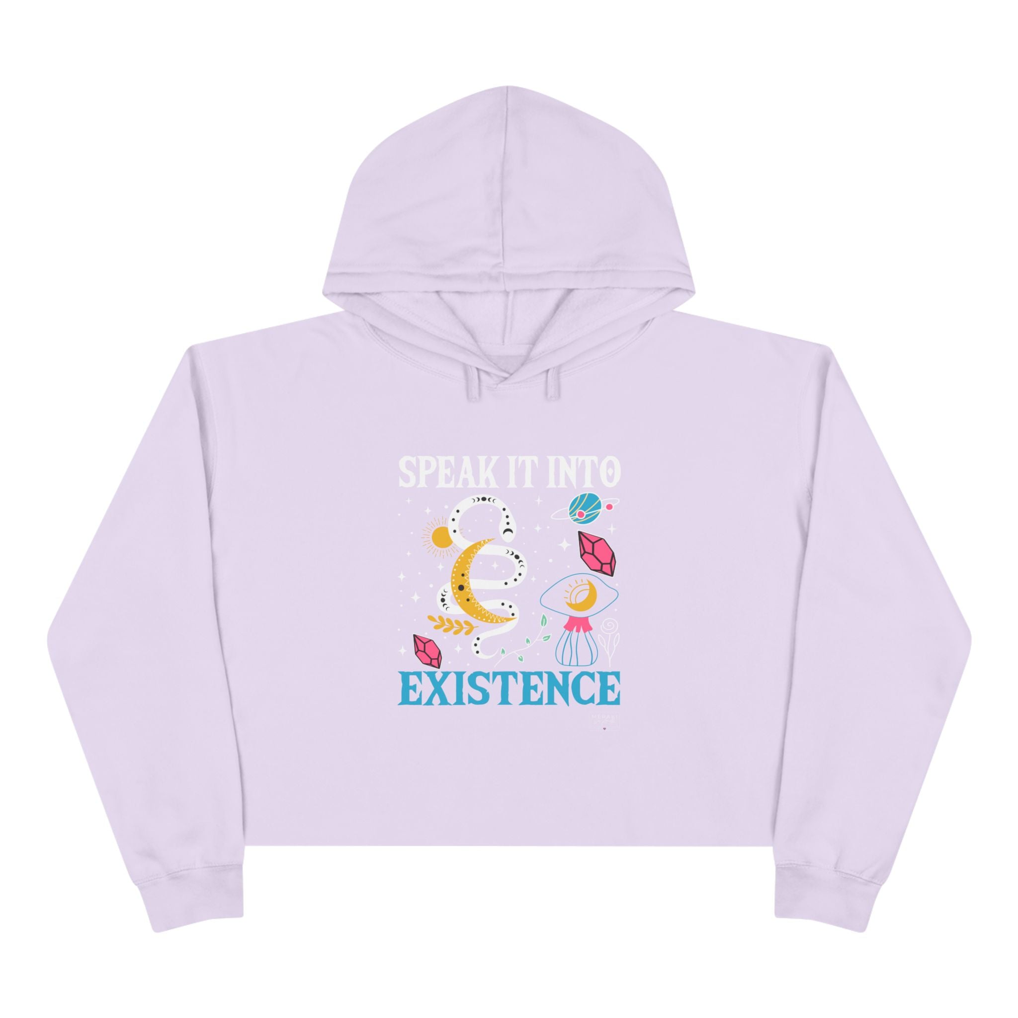 Speak It Into Existence Cropped Hoodie