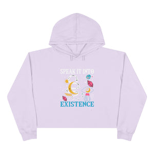Speak It Into Existence Cropped Hoodie