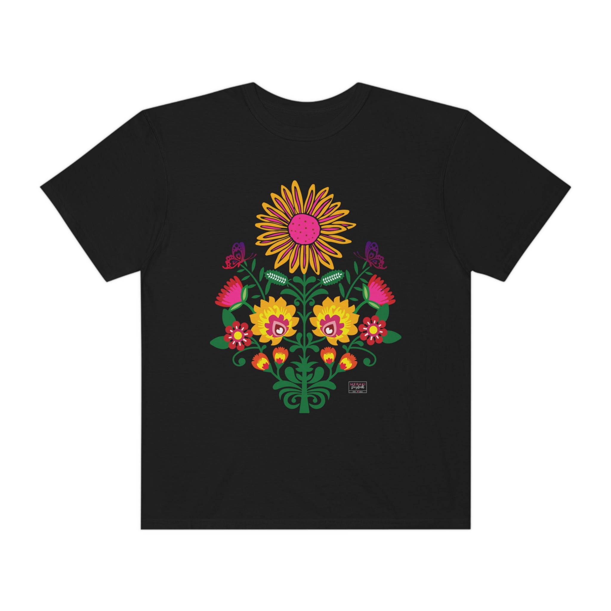 Unisex Psychedelic Flowers T-Shirt