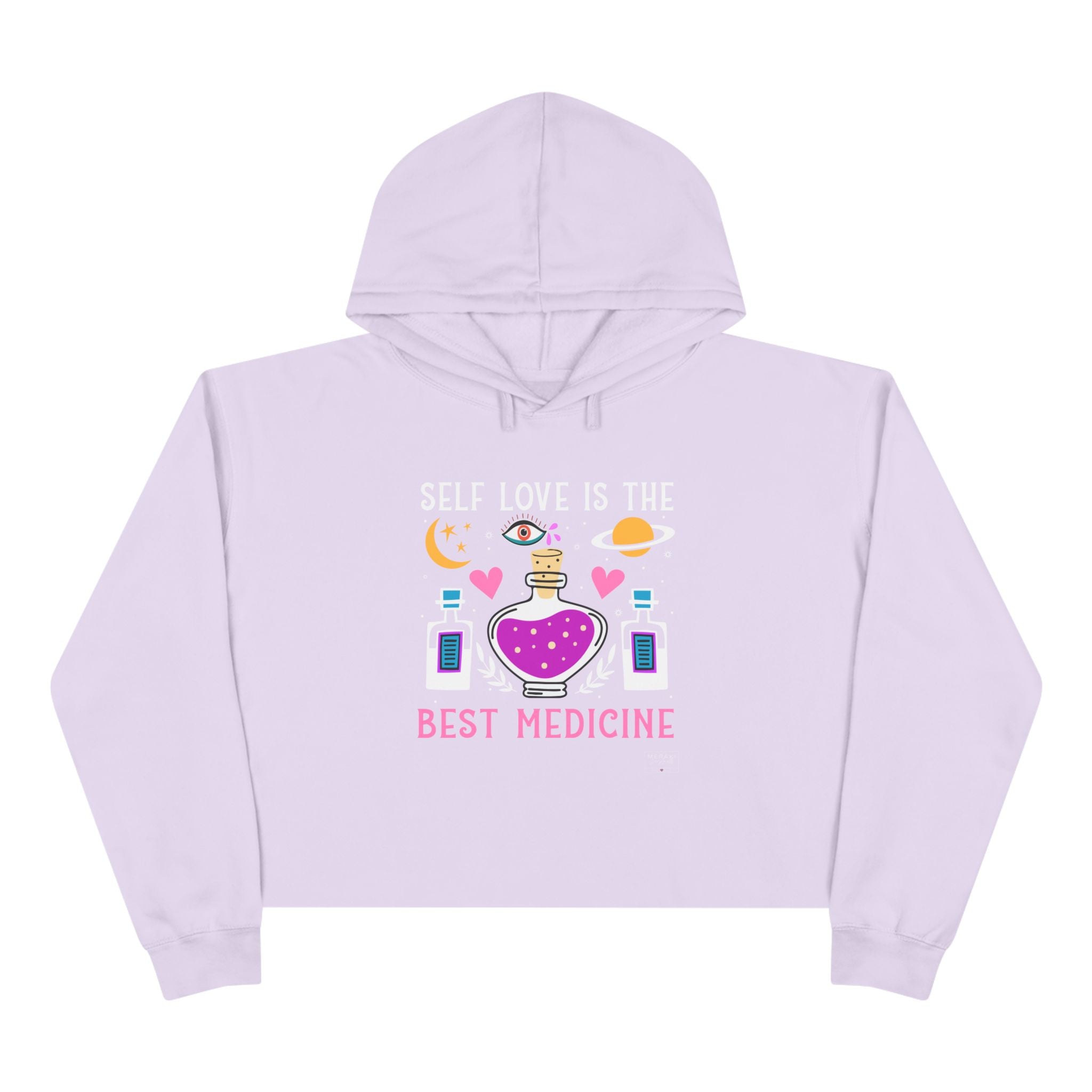Sudadera corta con capucha Self Love Medicine