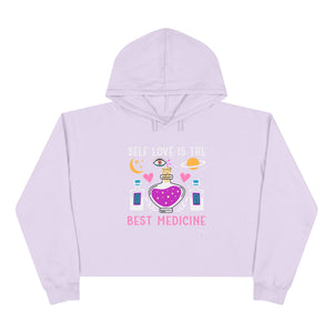 Sudadera corta con capucha Self Love Medicine