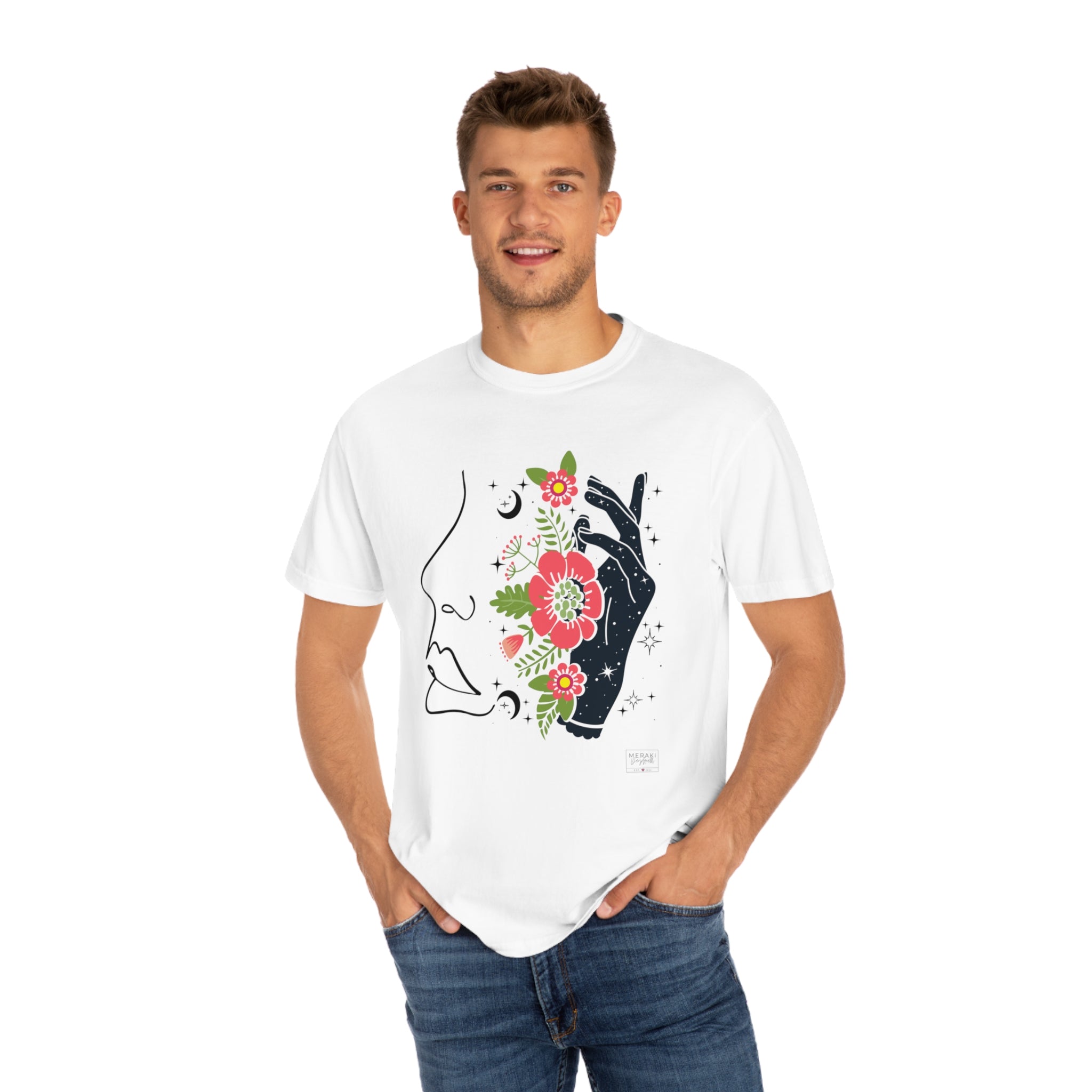 Unisex Abstract Floral Muse T-Shirt