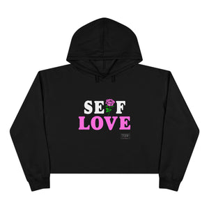 Sudadera corta con capucha Self Love