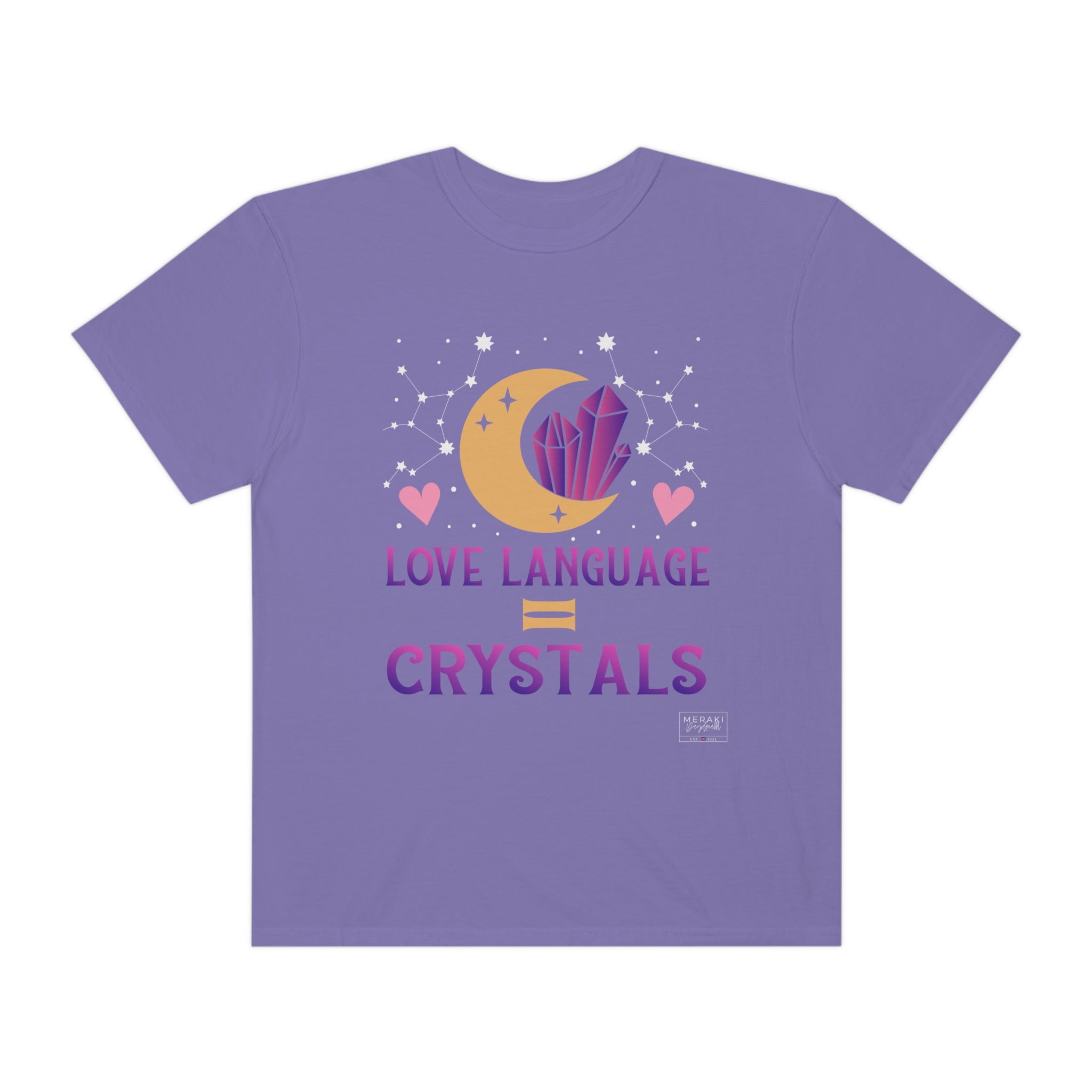 Unisex Love Language Crystals T-Shirt