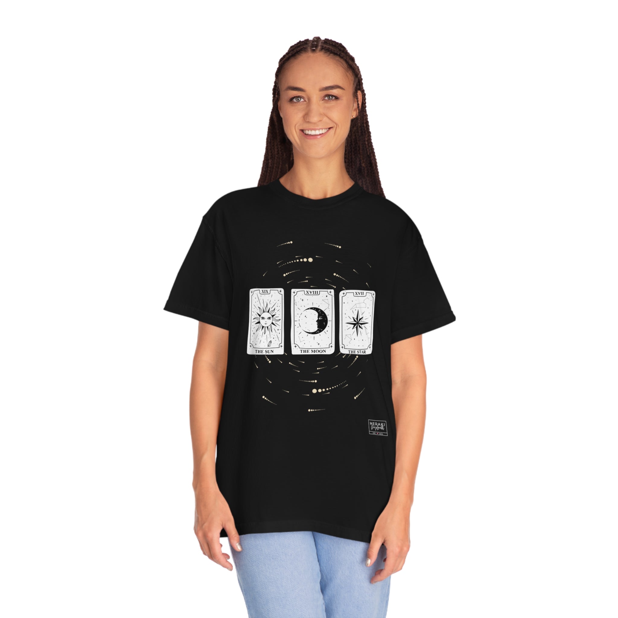 Unisex Cosmic Trio Tarot T-Shirt